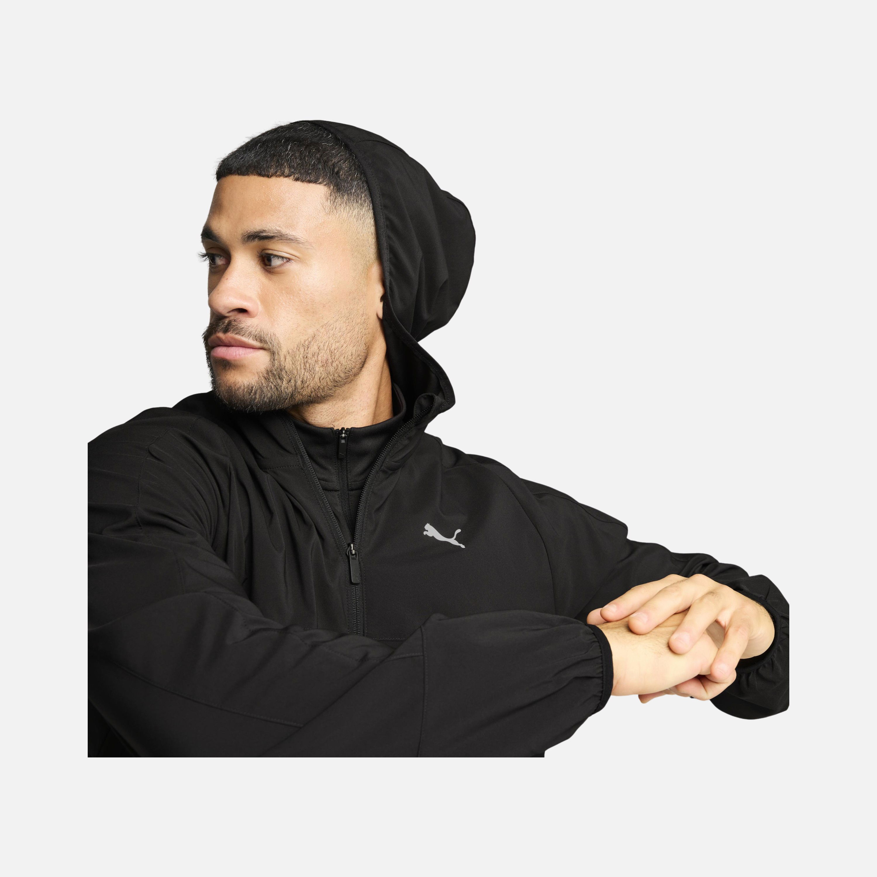 Puma  DryCELL TAD Tech Woven Full-Zip Hooded Erkek Sweatshirt