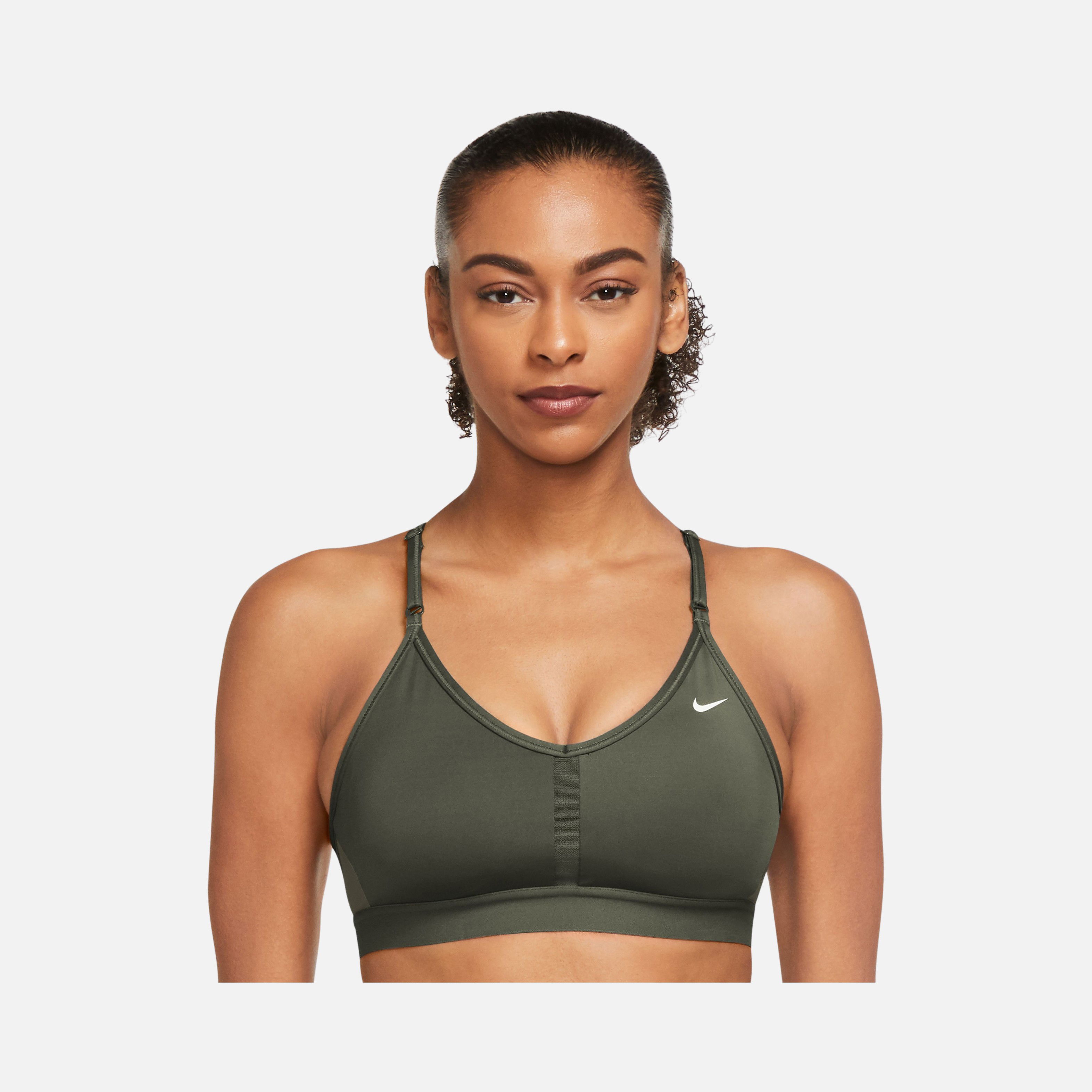 Nike Dri-Fit Indy V Neck Light-Support Sports Training Kadın Bra