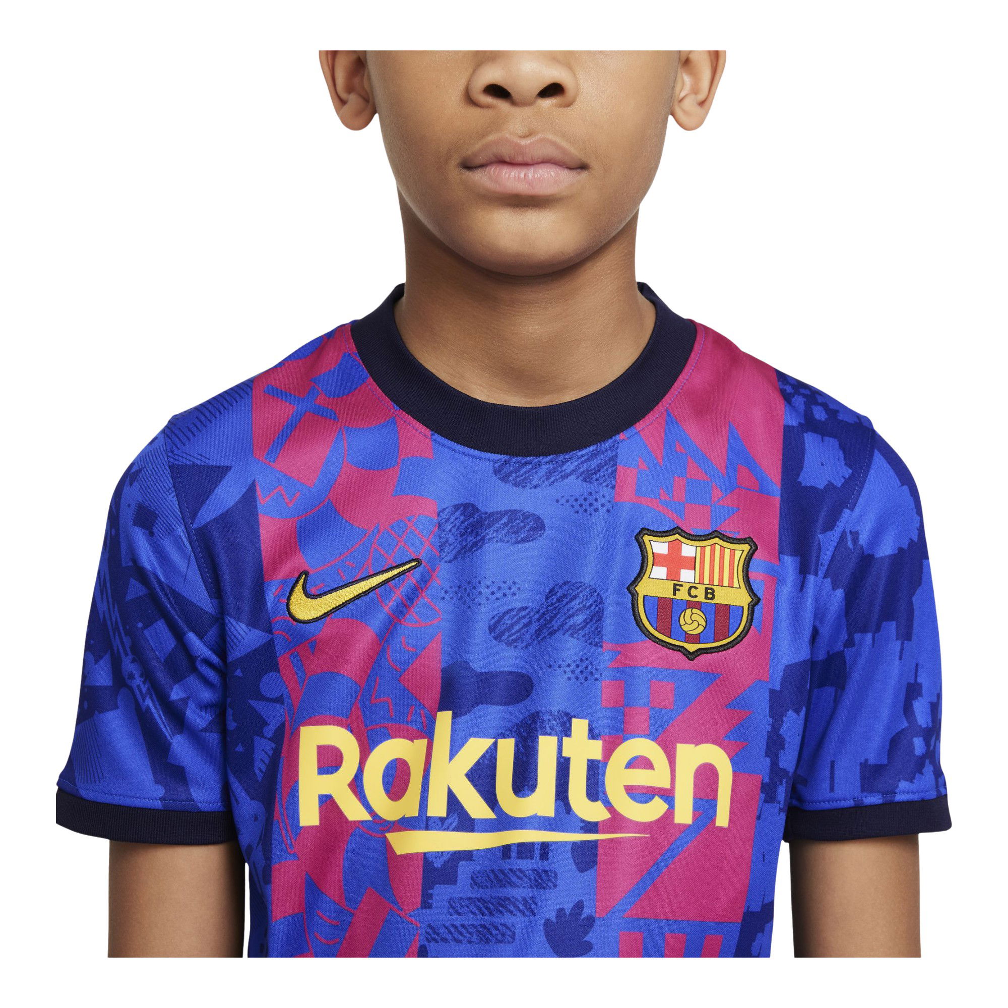 Nike FC Barcelona 2021-2022 Stadyum Üçüncü Takım Çocuk Forma