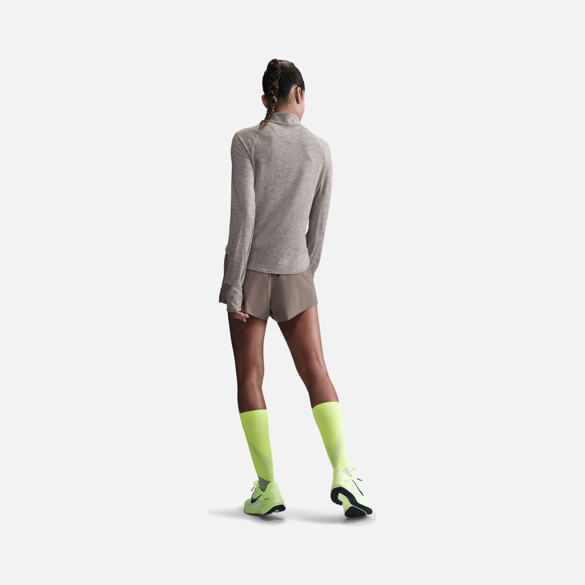 Nike Swift Dri-Fit UV 1/4-Zip Running Long-Sleeve Kadın Tişört