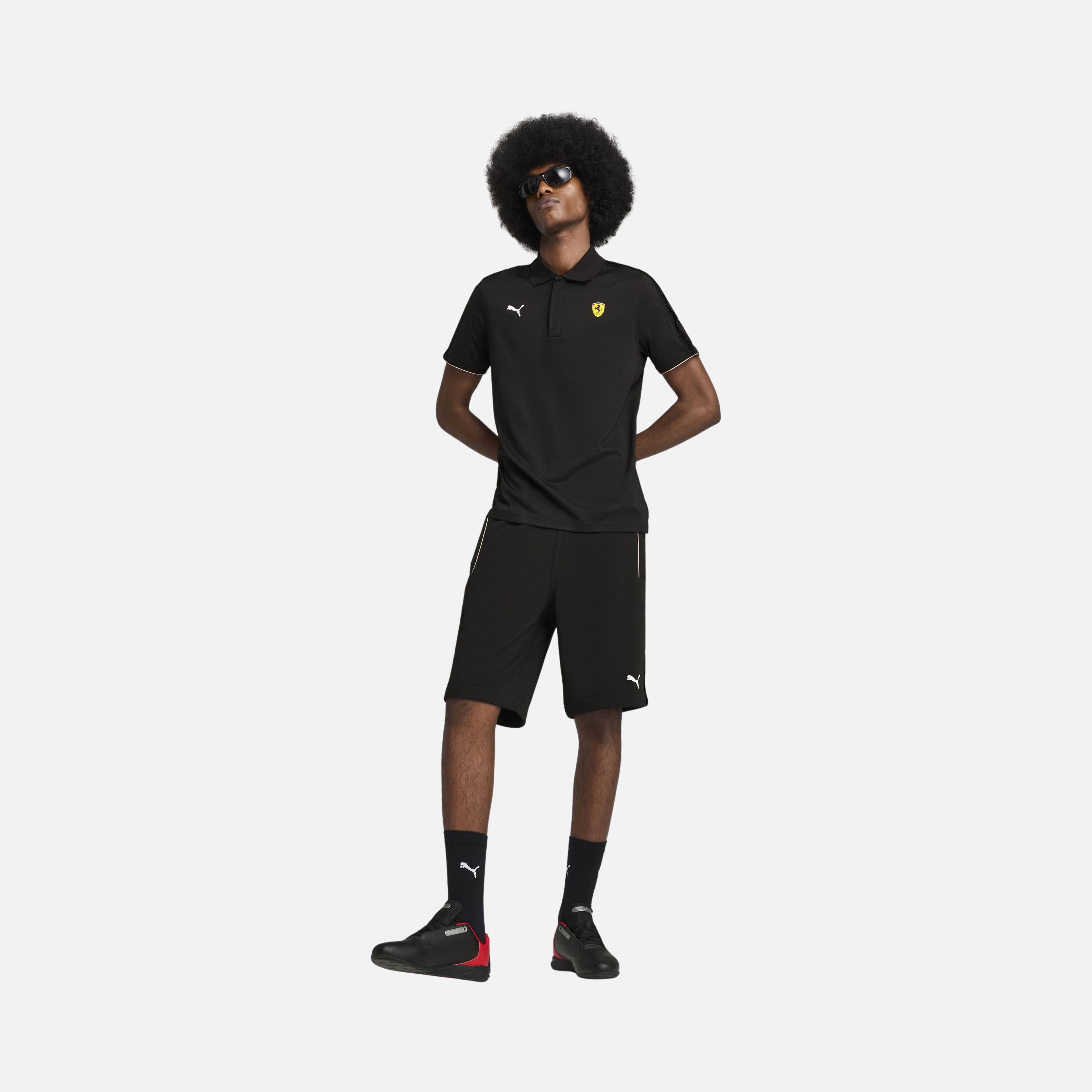 Puma Scuderia Ferrari Race Cloudspun Polo Short-Sleeve Erkek Tişört