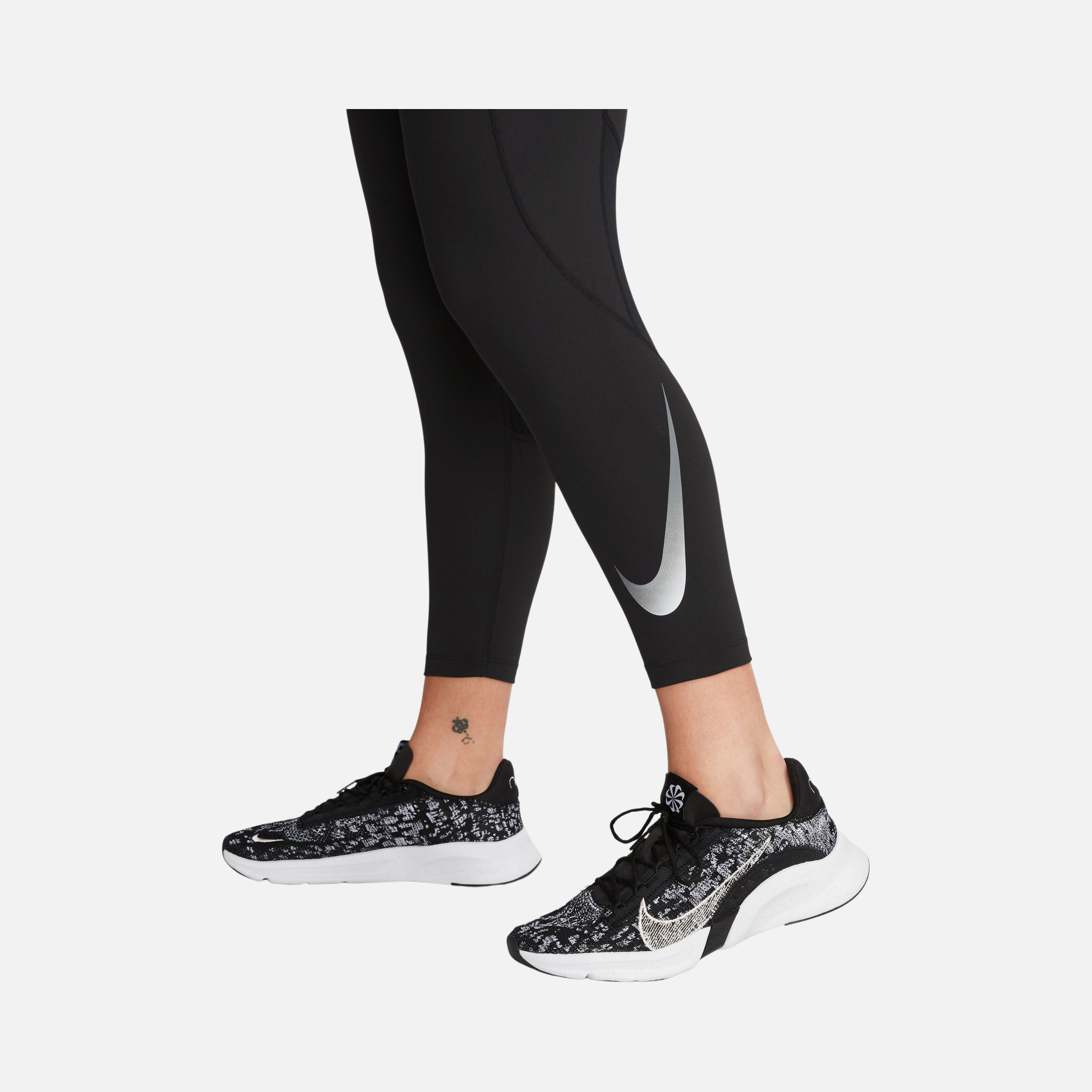 Nike Fast Mid-Rise 7/8 Running Kadın Tayt
