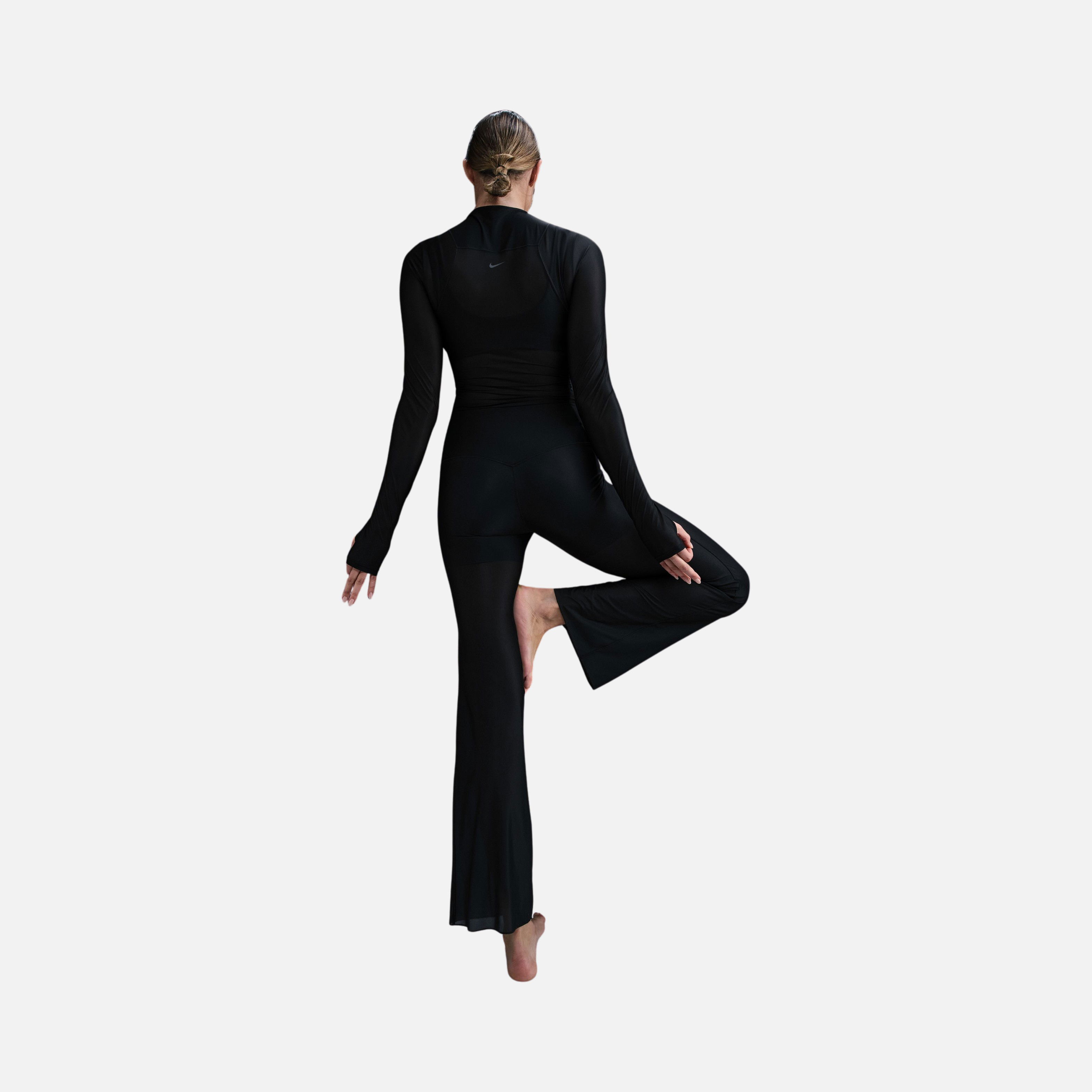 Nike Dri-Fit Zenvy High Waist Sheer Training Kadın Pantolon