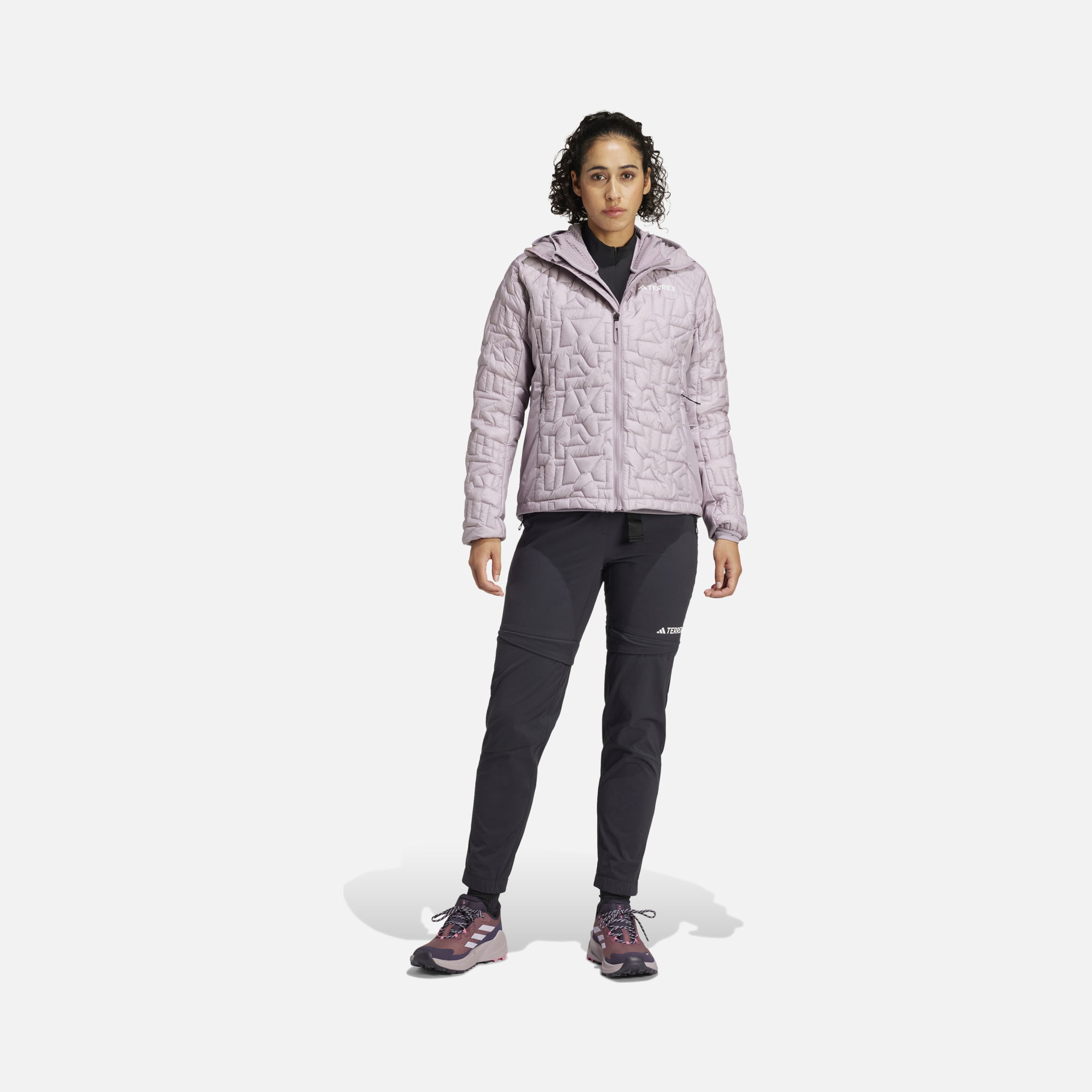 adidas Terrex Xperior PrimaLoft Loose Fill Insulated Full-Zip Hoodie Kadın Ceket