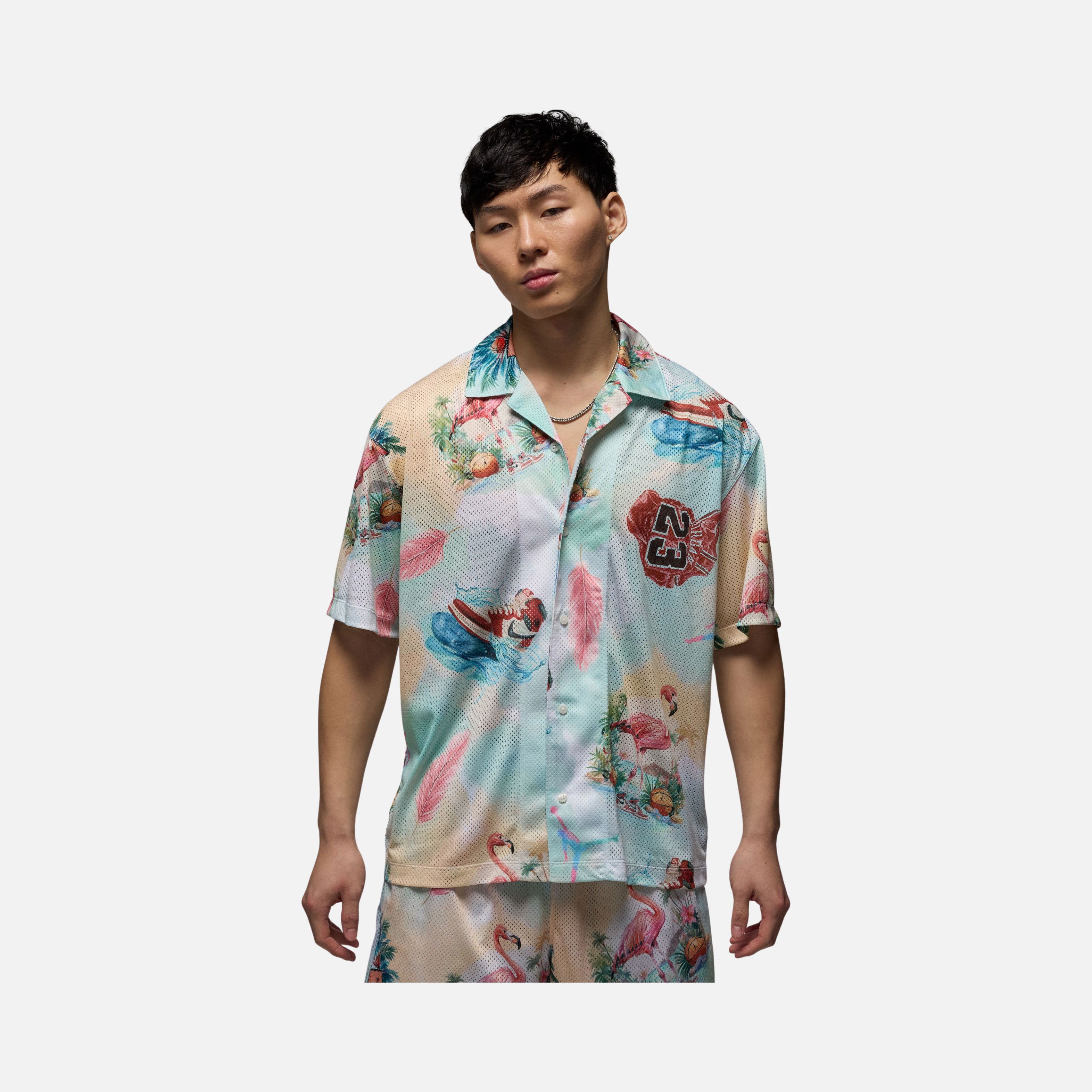 Nike MJ Ess Smr Pk Aop Camp Top Tişört