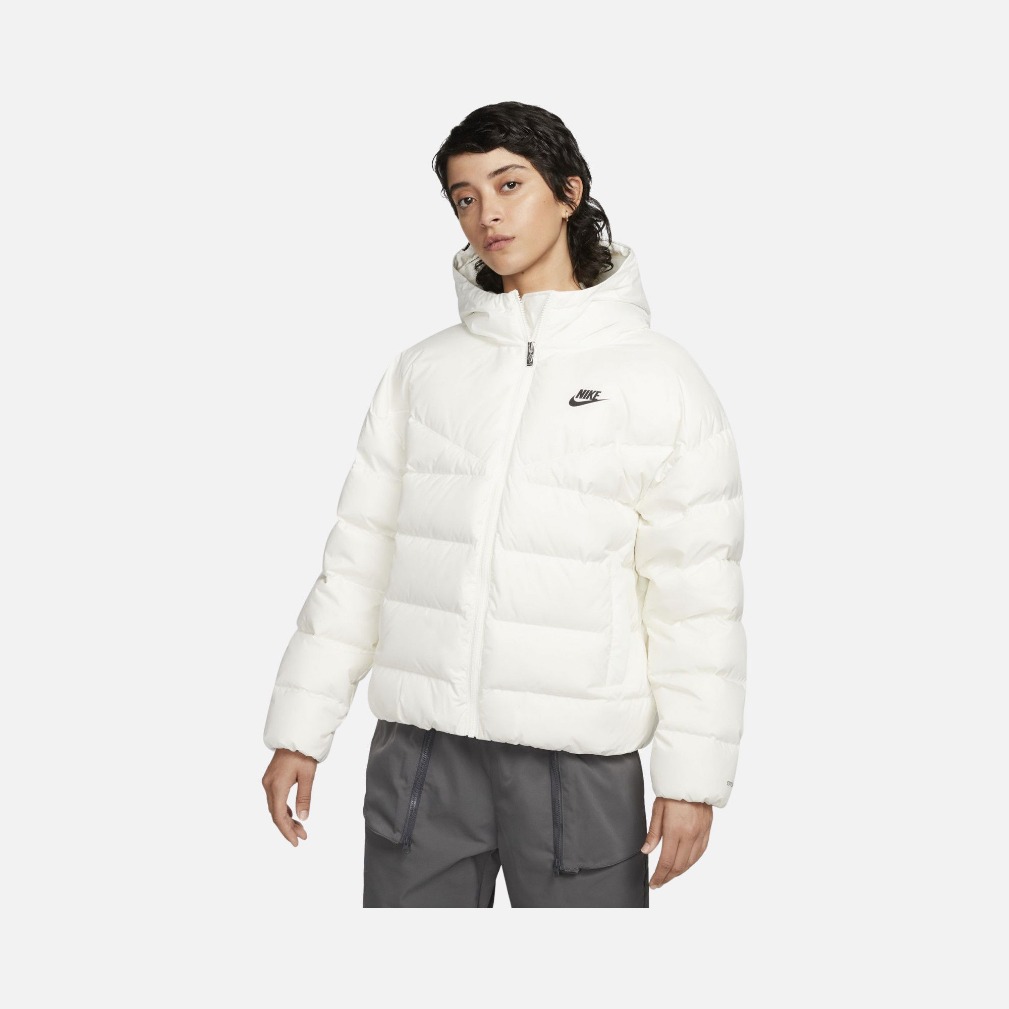 Nike Sportswear Storm-Fit Windrunner Down Fill Full-Zip Hoodie Kadın Mont