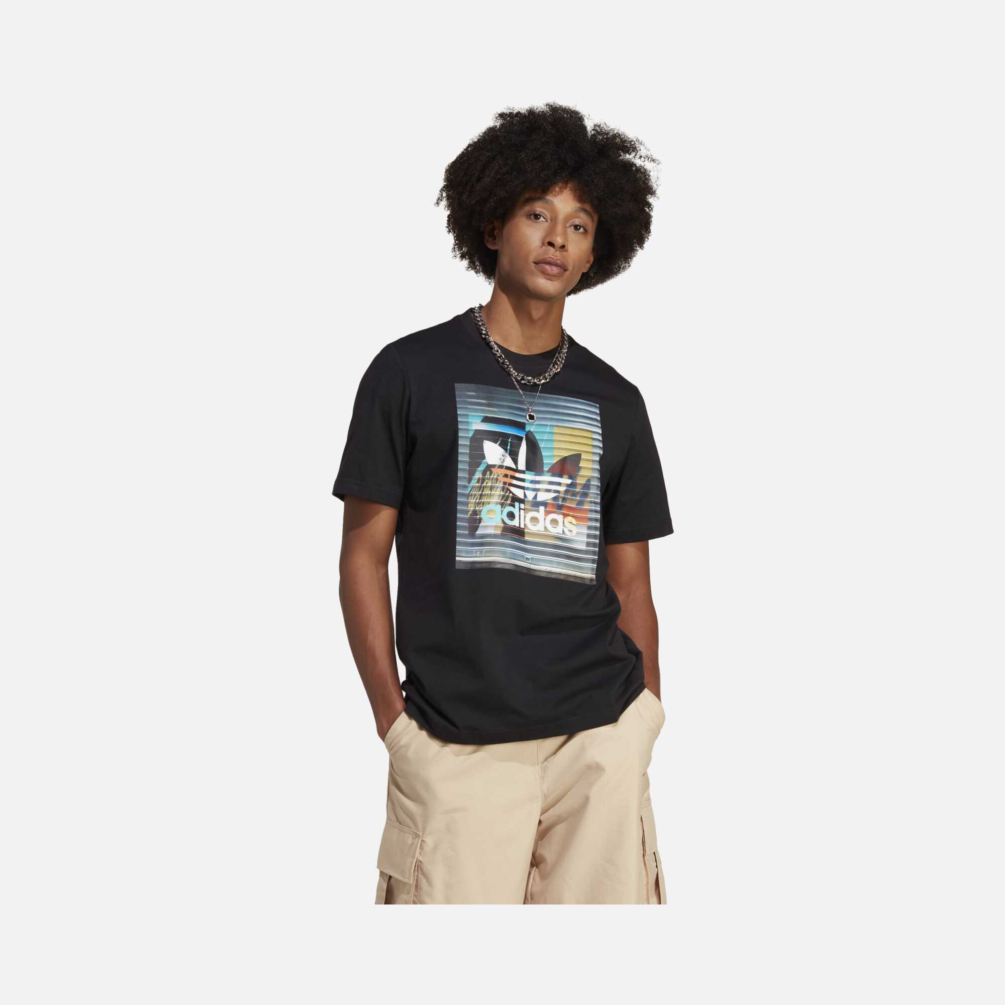 adidas Graphic off the Grid  Short-Sleeve Erkek Tişört