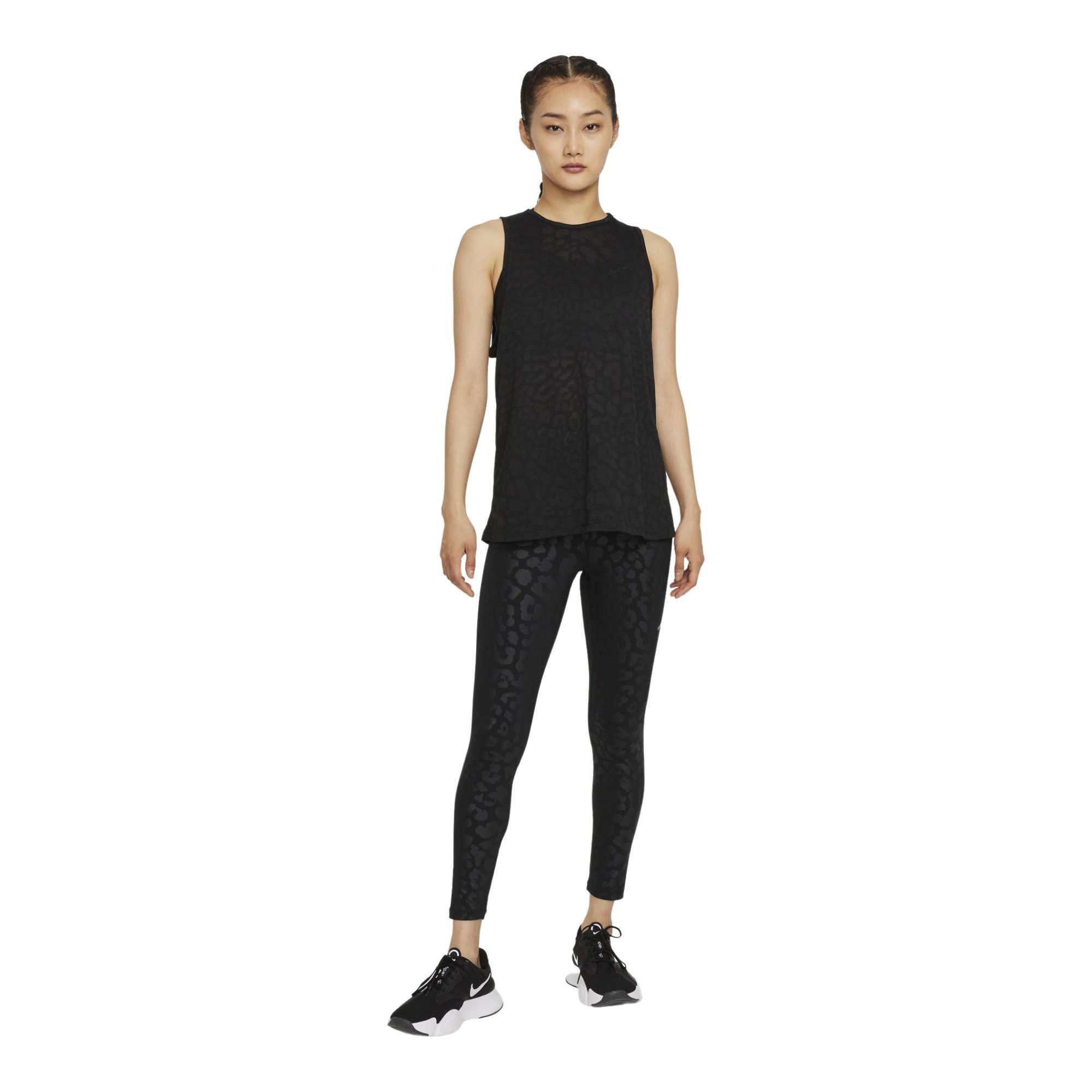 Nike Pro Dri-Fit Seasonal Lepard Printed Training Kadın Atlet
