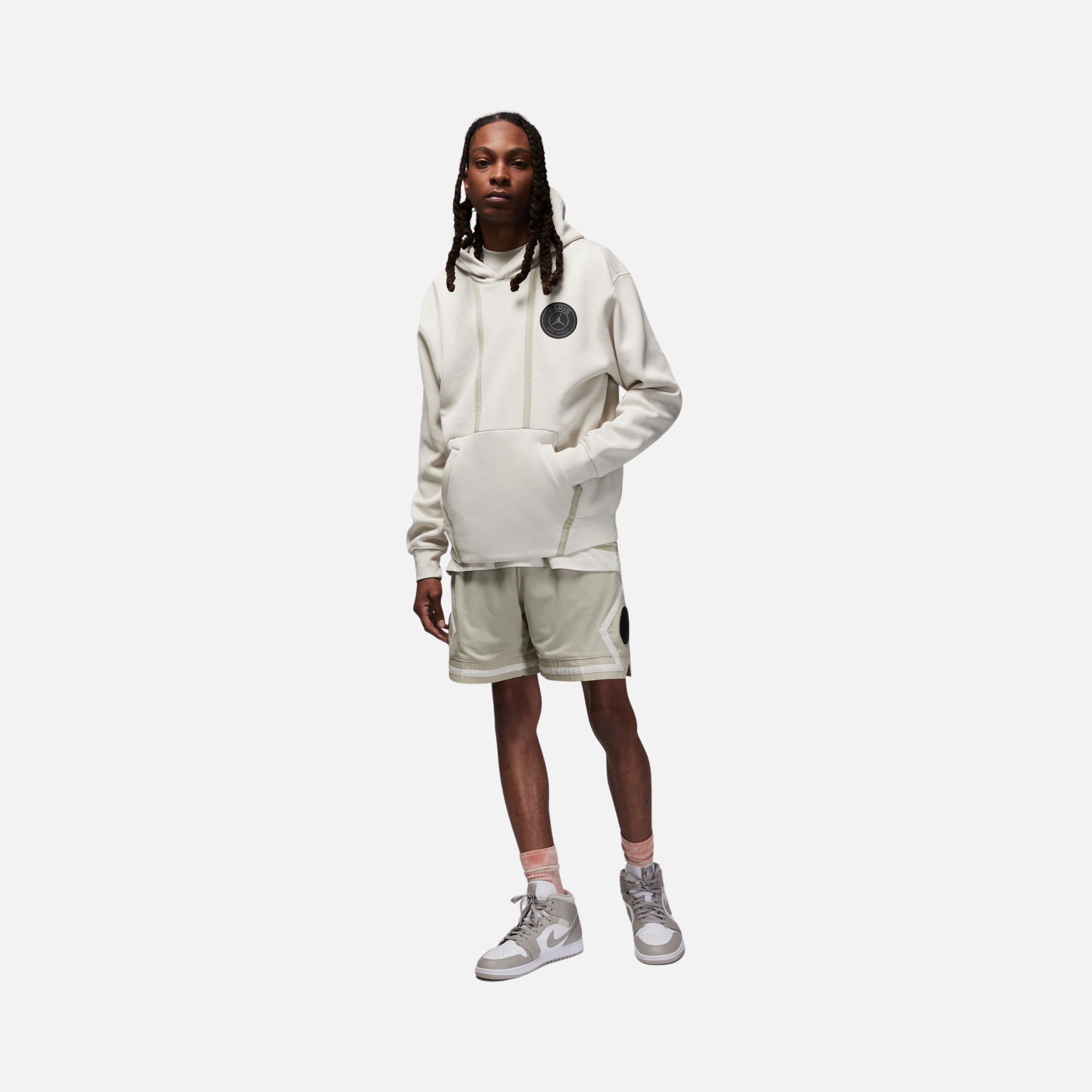 Nike Jordan Paris Saint-Germain HBR Fleece Pullover Hoodie Erkek Sweatshirt