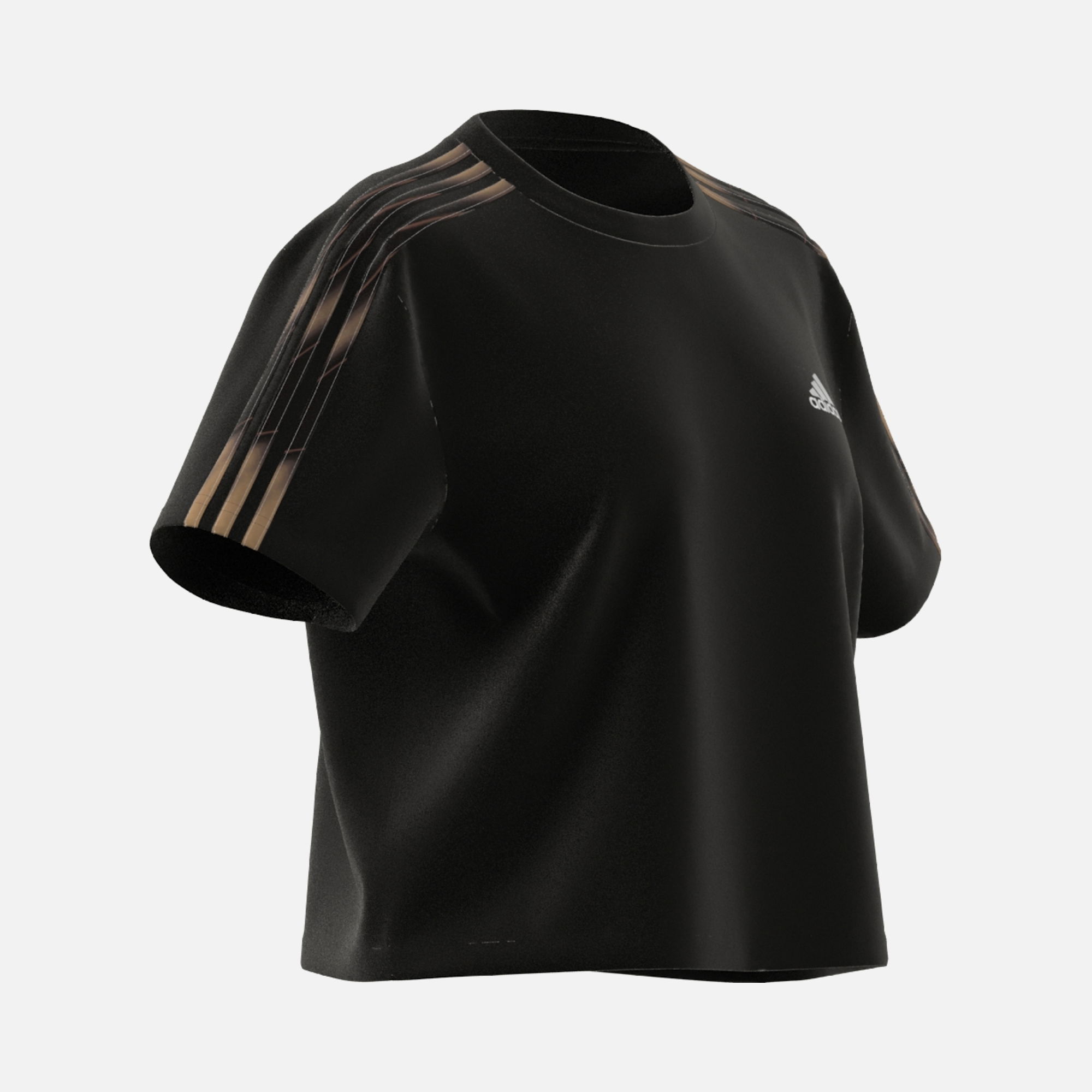 adidas Sportswear Vibrant Print 3-Stripes Short-Sleeve Kadın Tişört