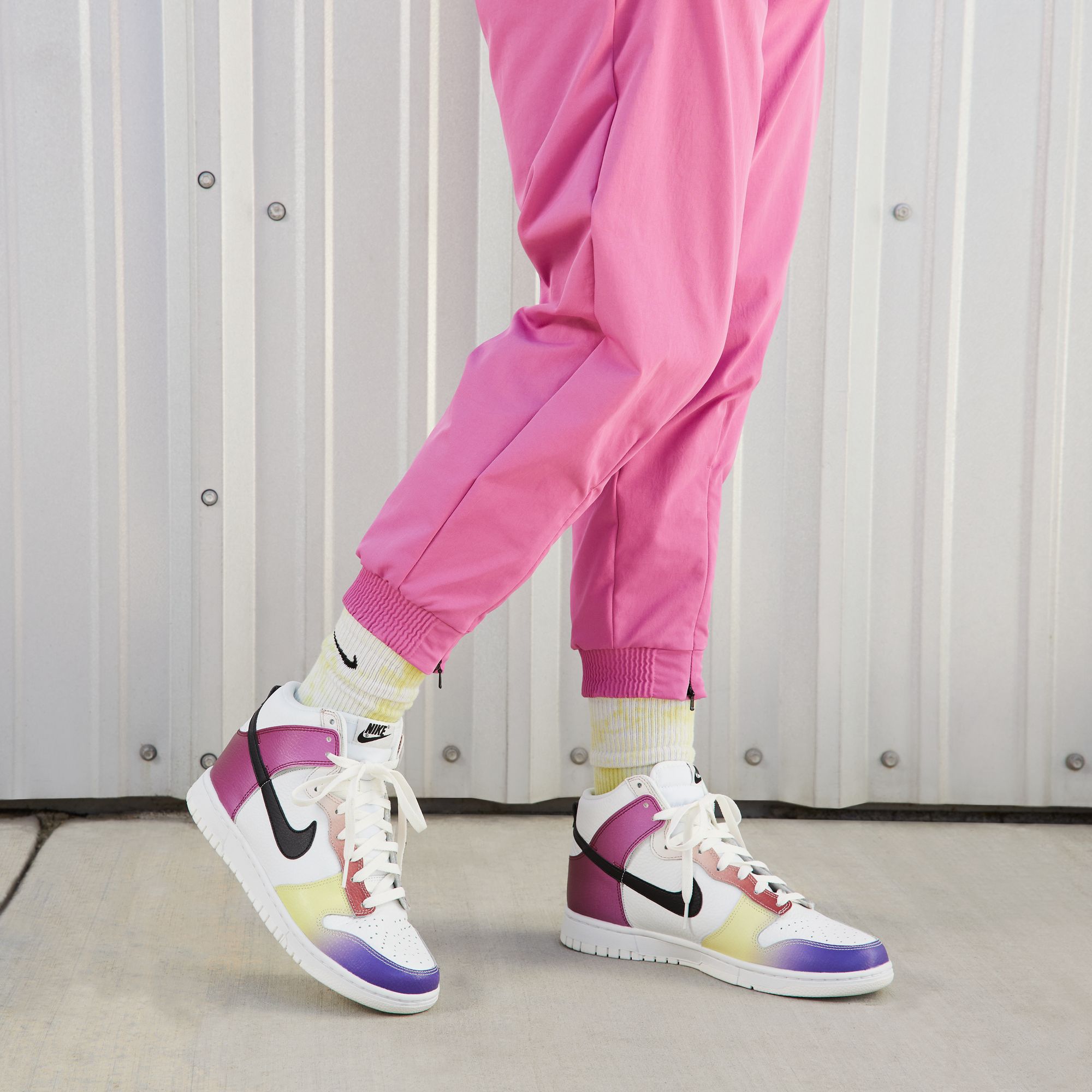 Nike Dunk High ''Multi-Color Gradients'' Kadın Spor Ayakkabı