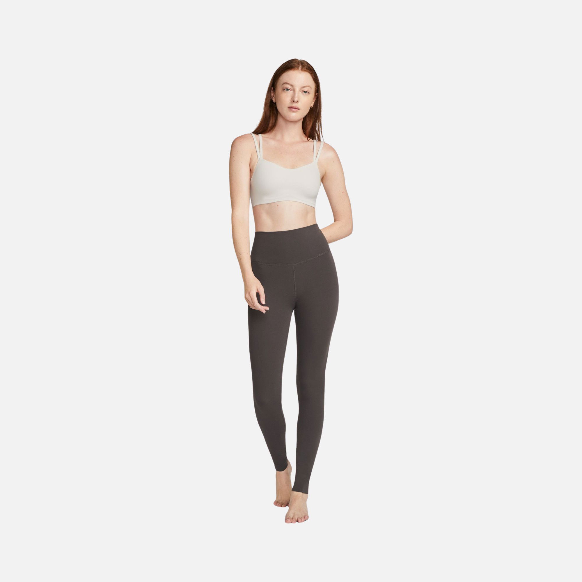Nike Dri-Fit Alate Trace Light-Support Padded Strappy Training Kadın Bra