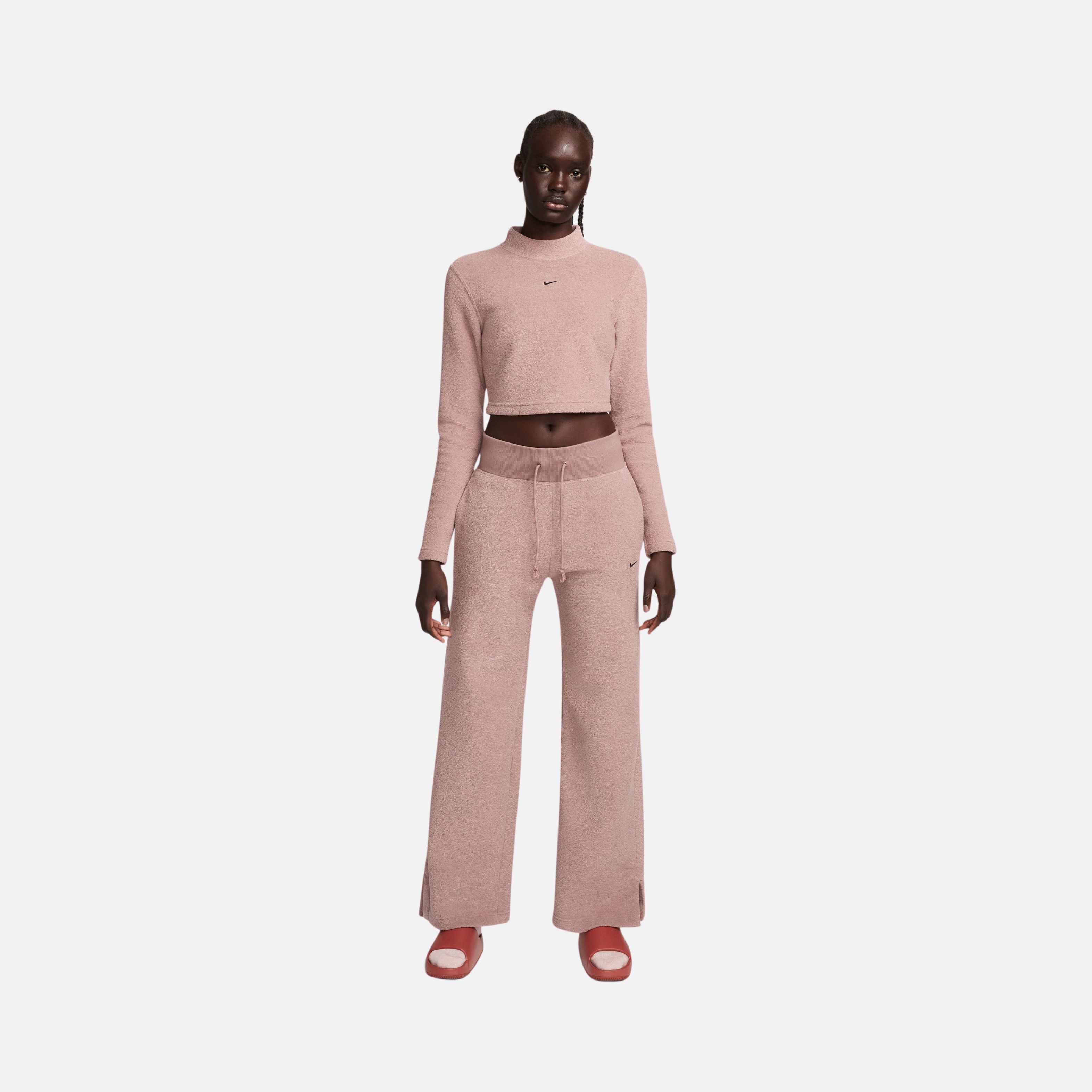 Nike Sportswear Phoenix Plush High-Waisted Wide-Leg Cozy Fleece Kadın Pantolon