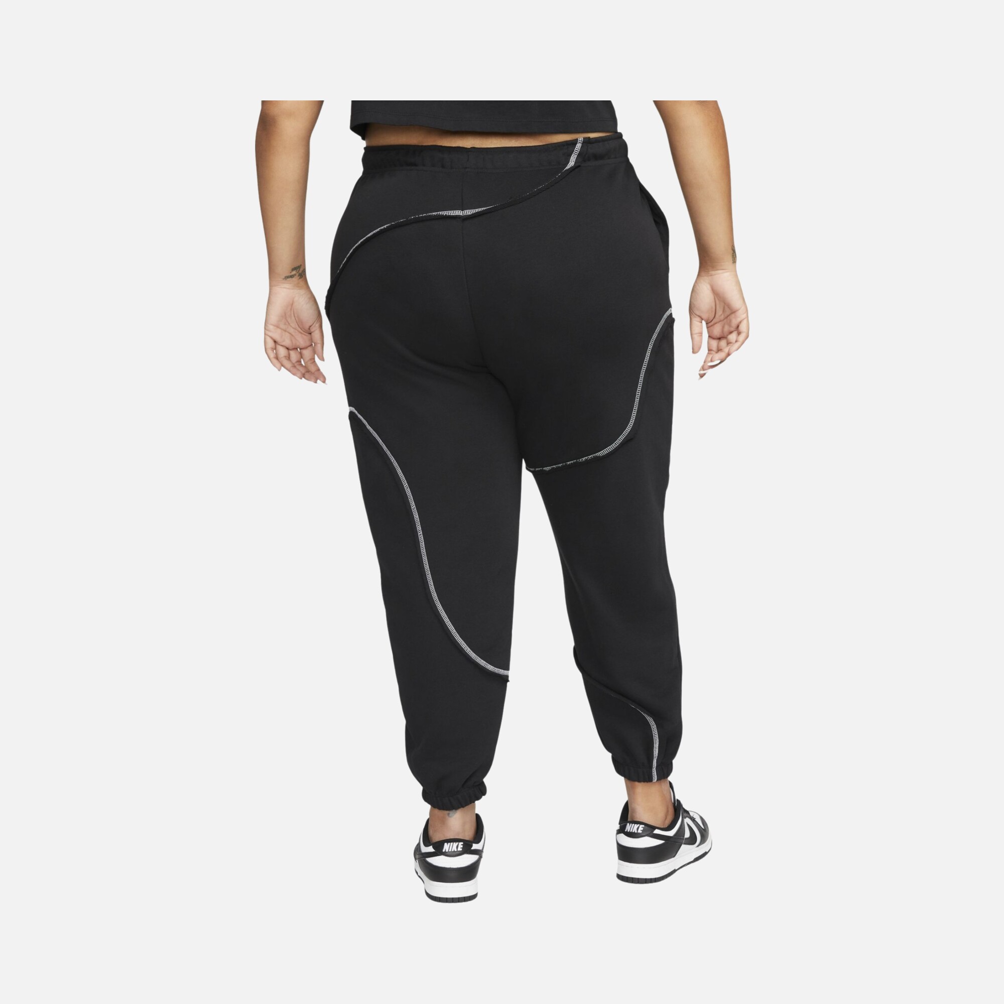 Nike Sportswear Swirl Fleece (Plus-Size) Kadın Eşofman Altı