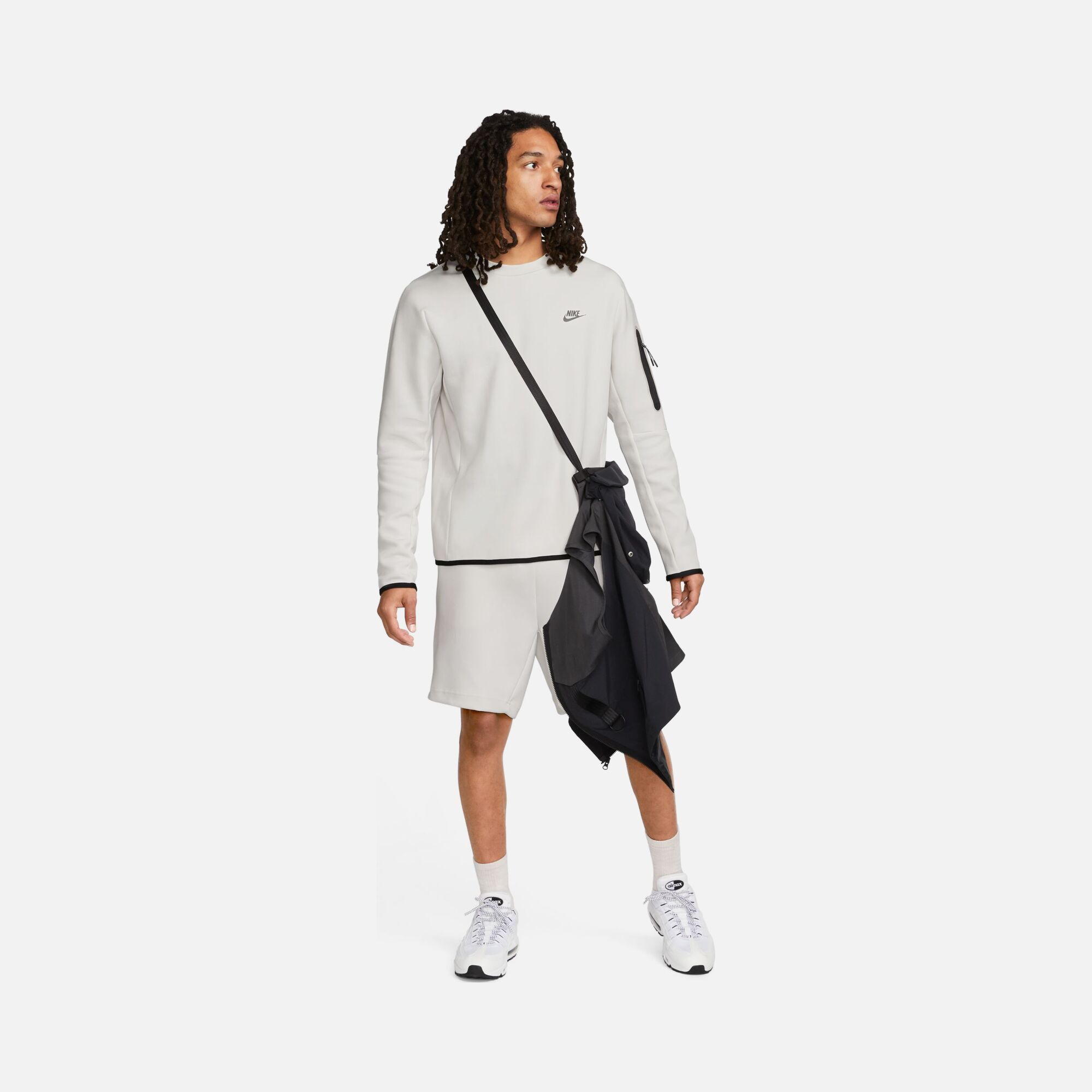 Nike Sportswear Tech Fleece Crew Erkek Sweatshirt