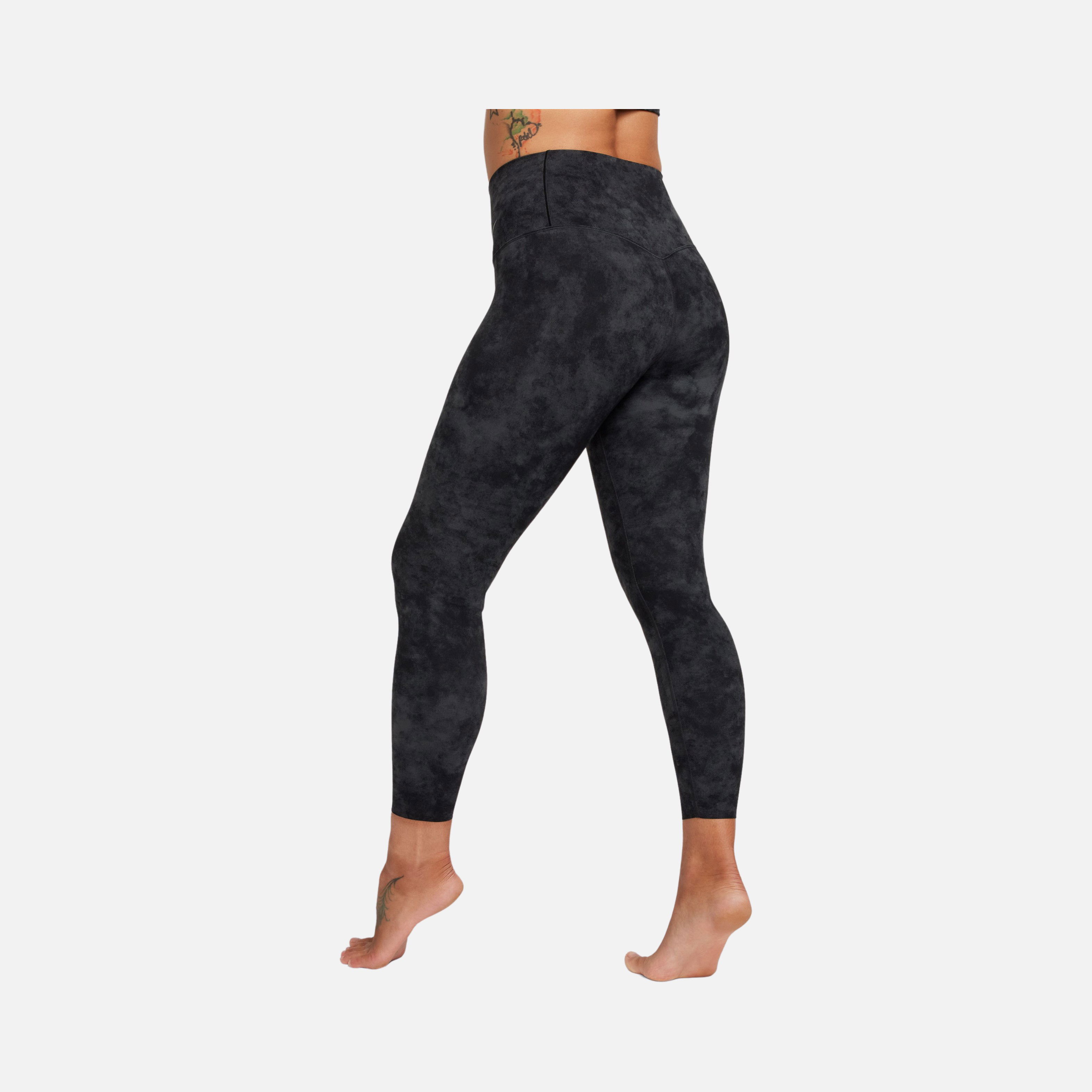 Nike Dri-Fit Zenvy High-Waisted 7/8 Tie-Dye Training Kadın Tayt