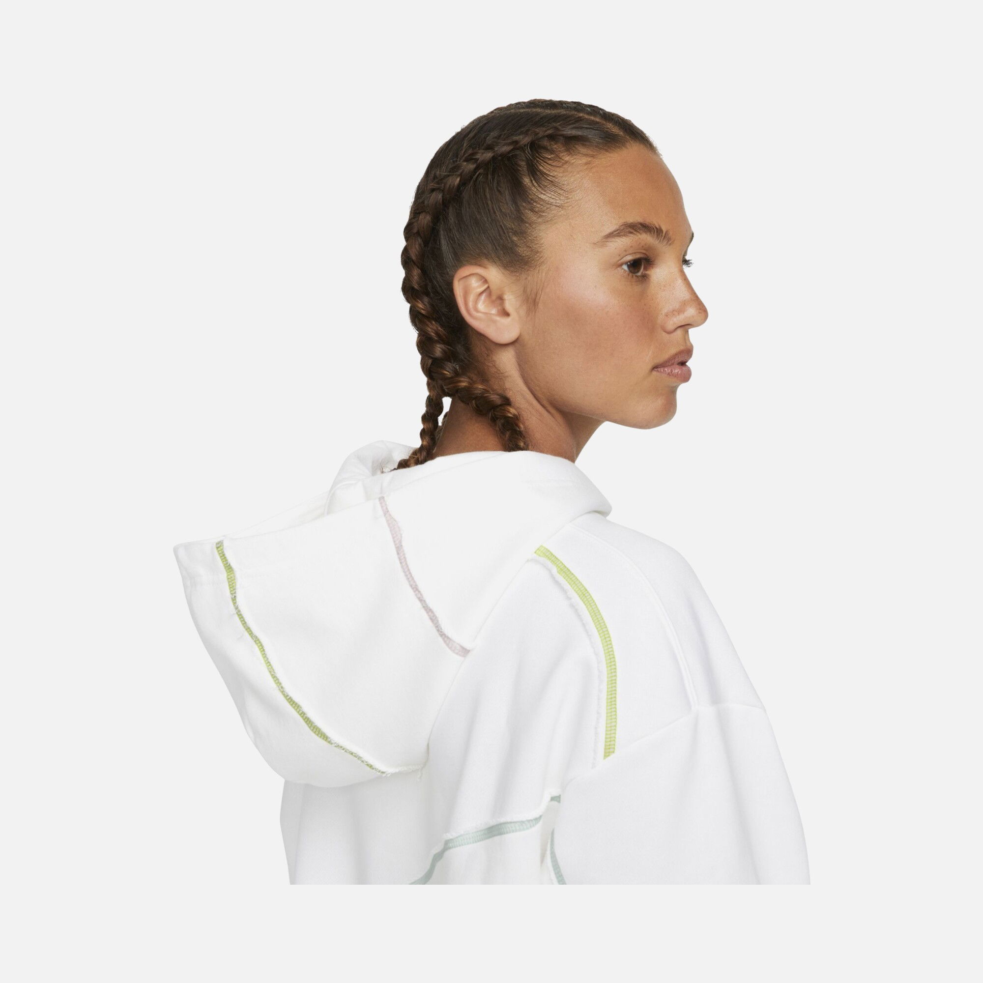 Nike Sportswear Fleece Swirl Oversized Hoodie Kadın Sweatshirt