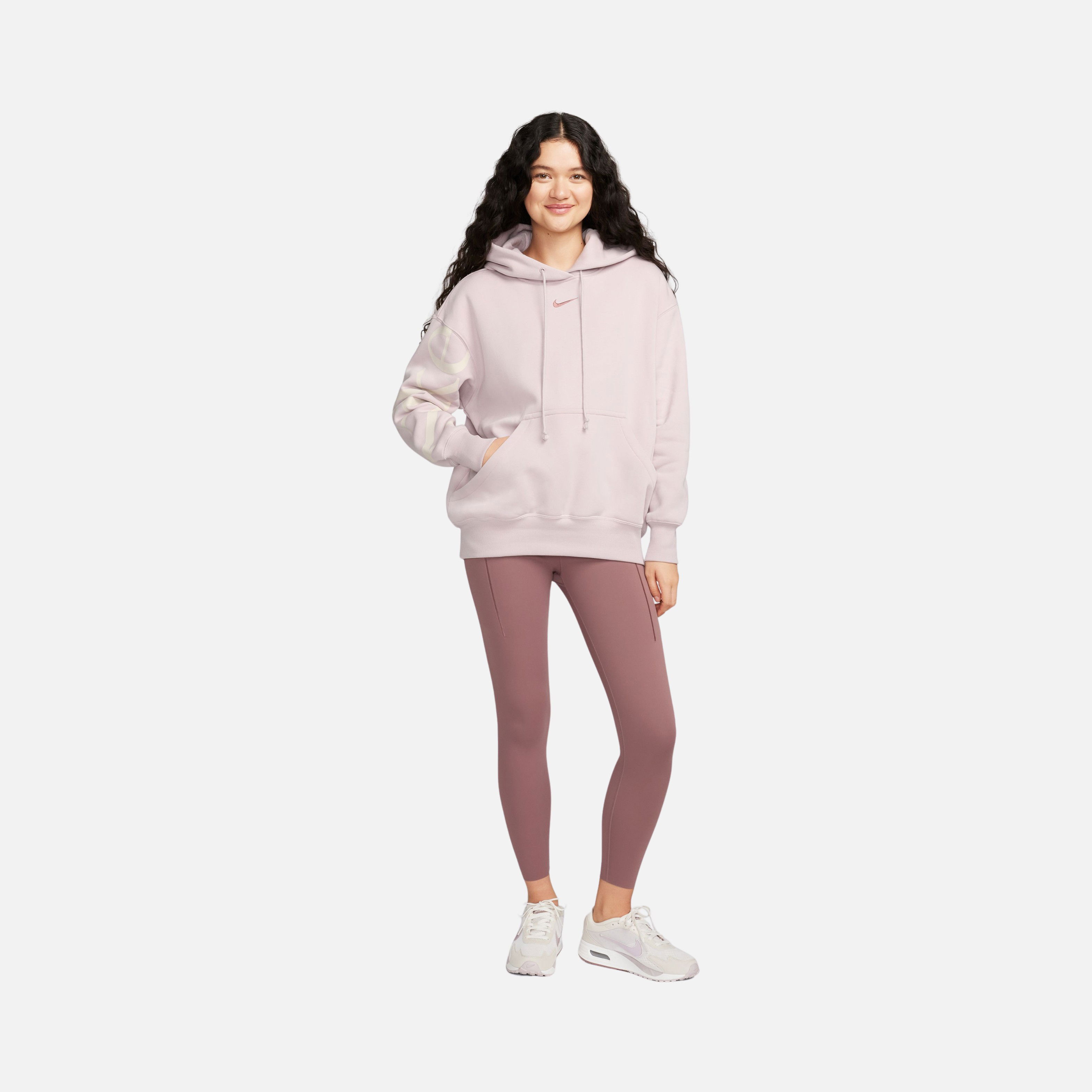 Nike Sportswear Phoenix Fleece Oversized Logo Hoodie Kadın Sweatshirt