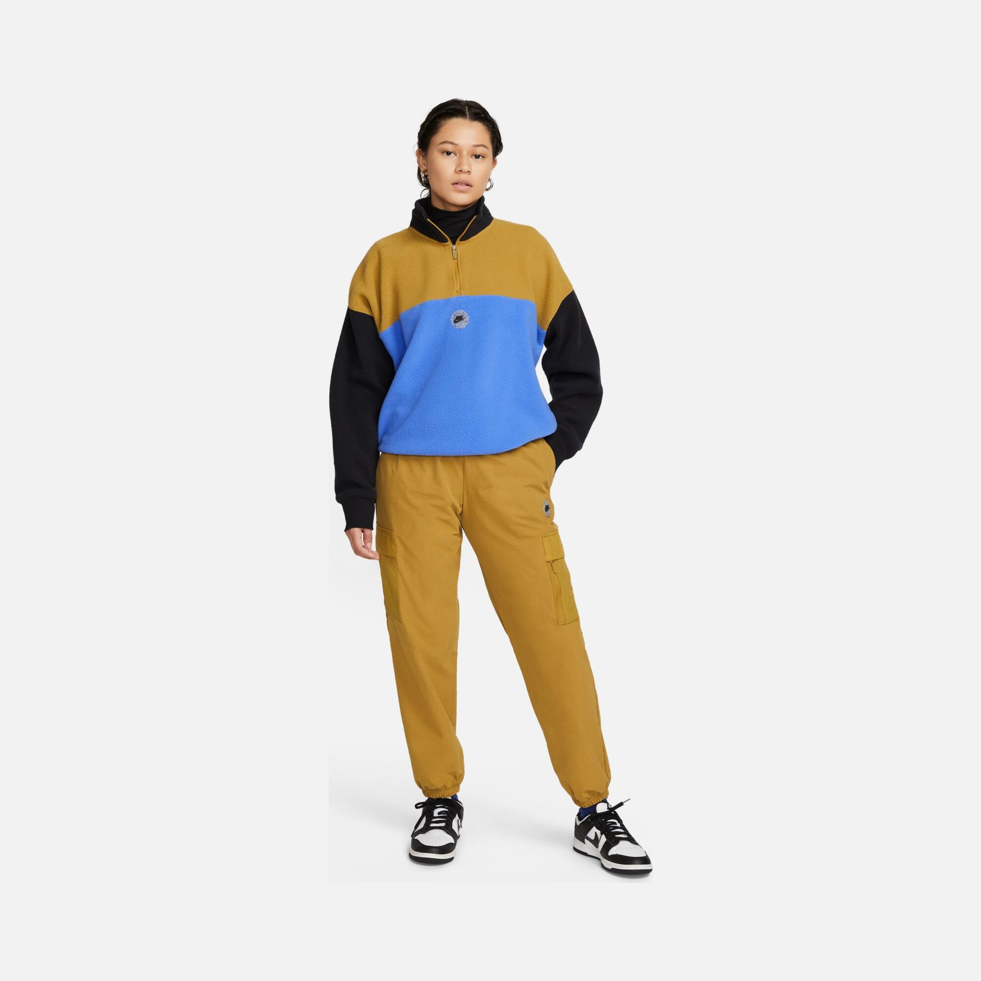 Nike Sportswear Qz Sport-Utility Fleece Turtleneck 1/2-Zip Kadın Sweatshirt