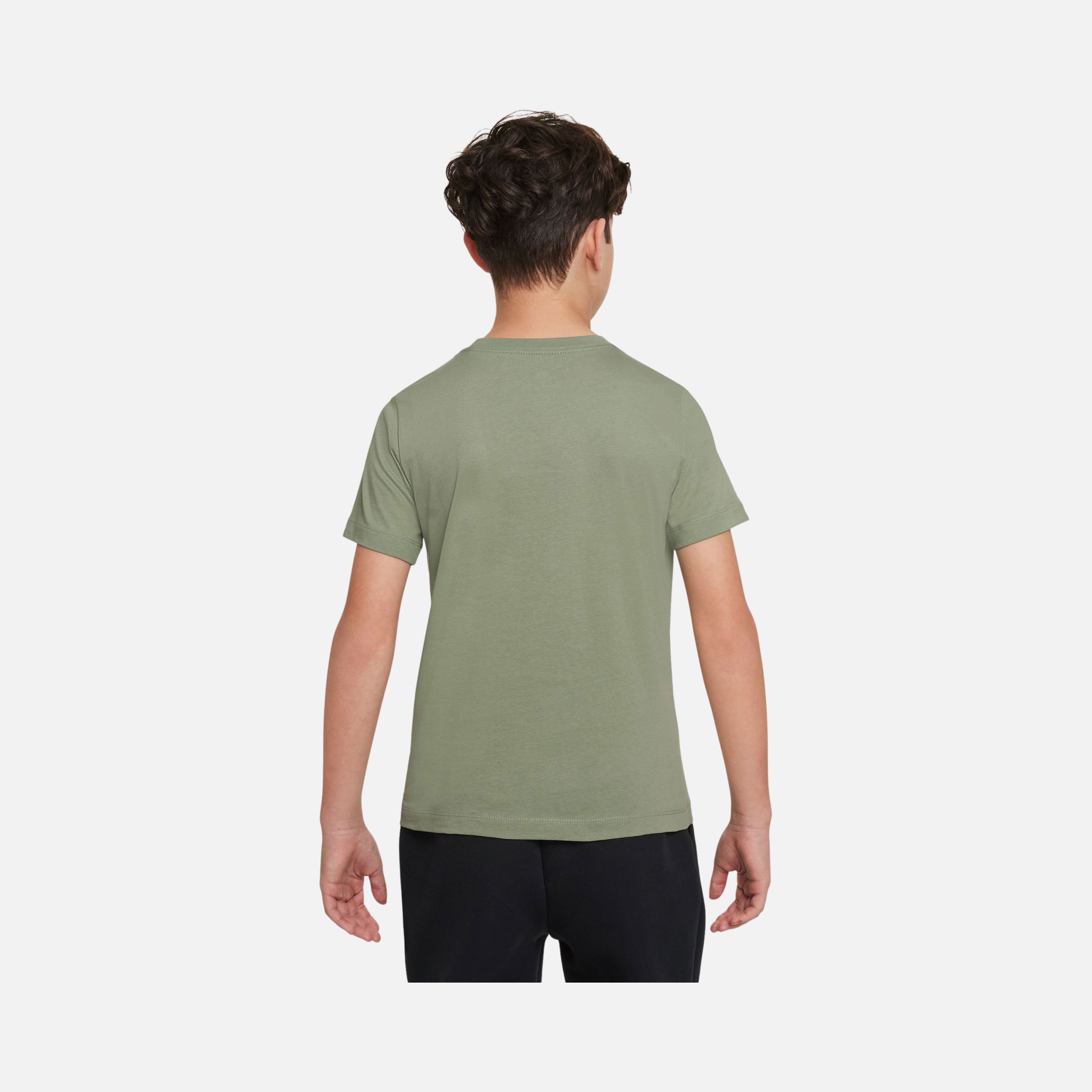 Nike Sportswear Embroidered Futura LBR Short-Sleeve Çocuk Tişört