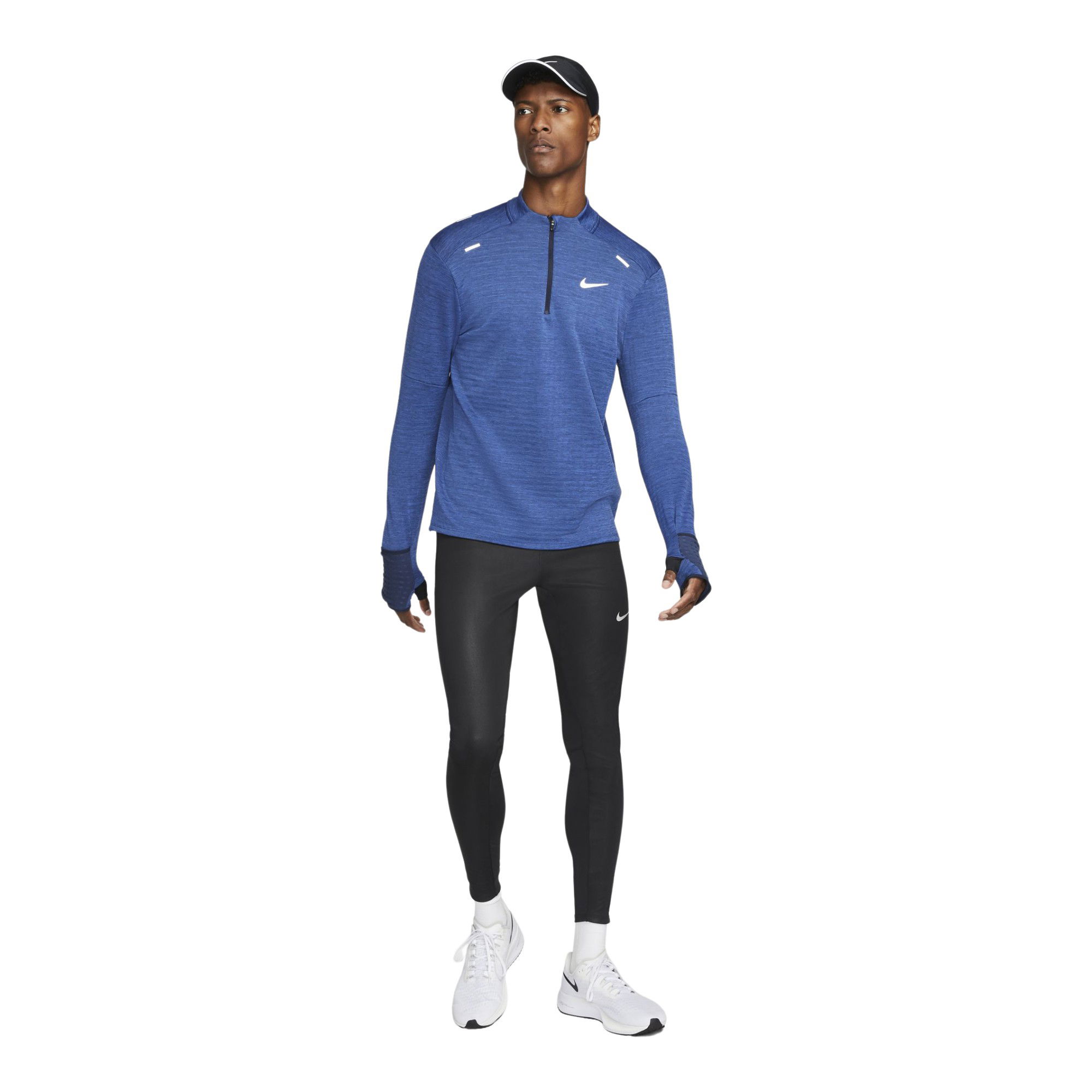 Nike Storm-Fit Phenom Elite Running Zipper-Leg Erkek Tayt