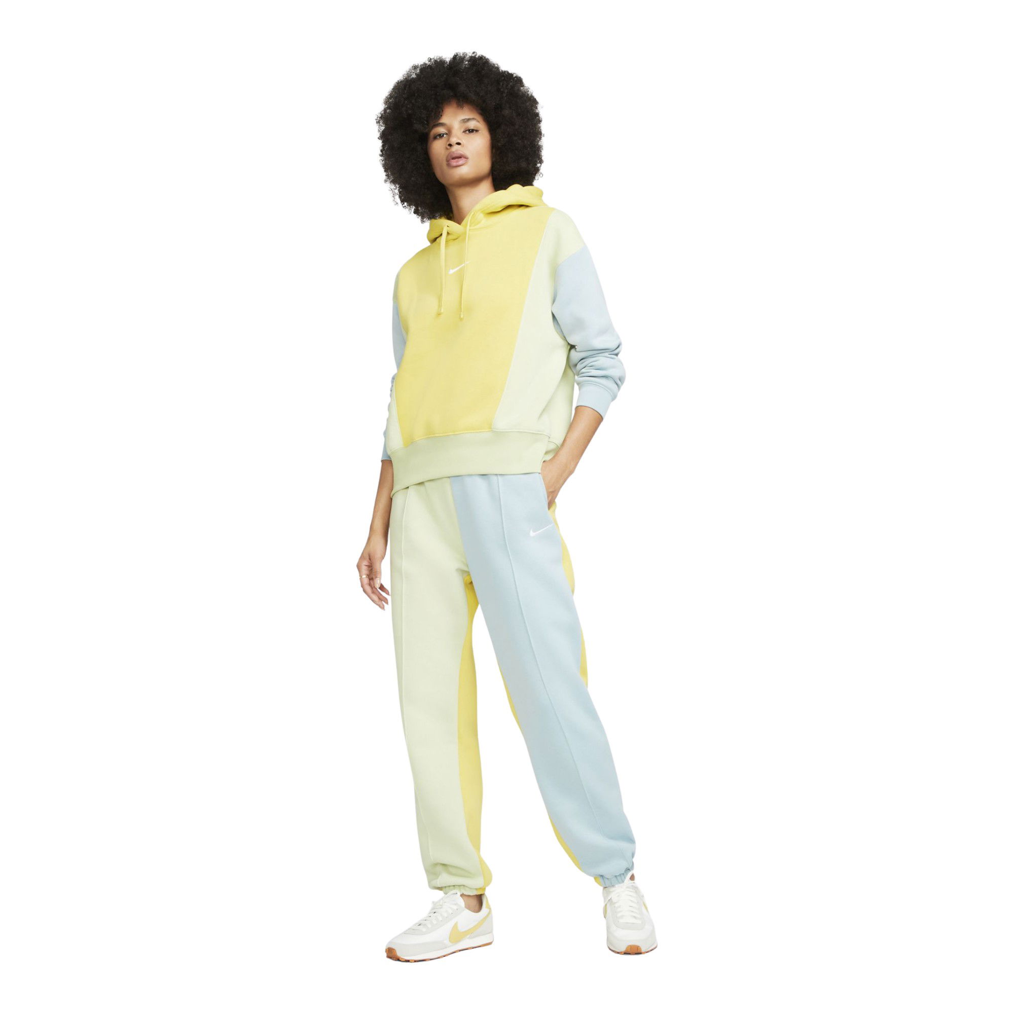 Nike Sportswear Trend Fleece Colorblock Kadın Eşofman Altı
