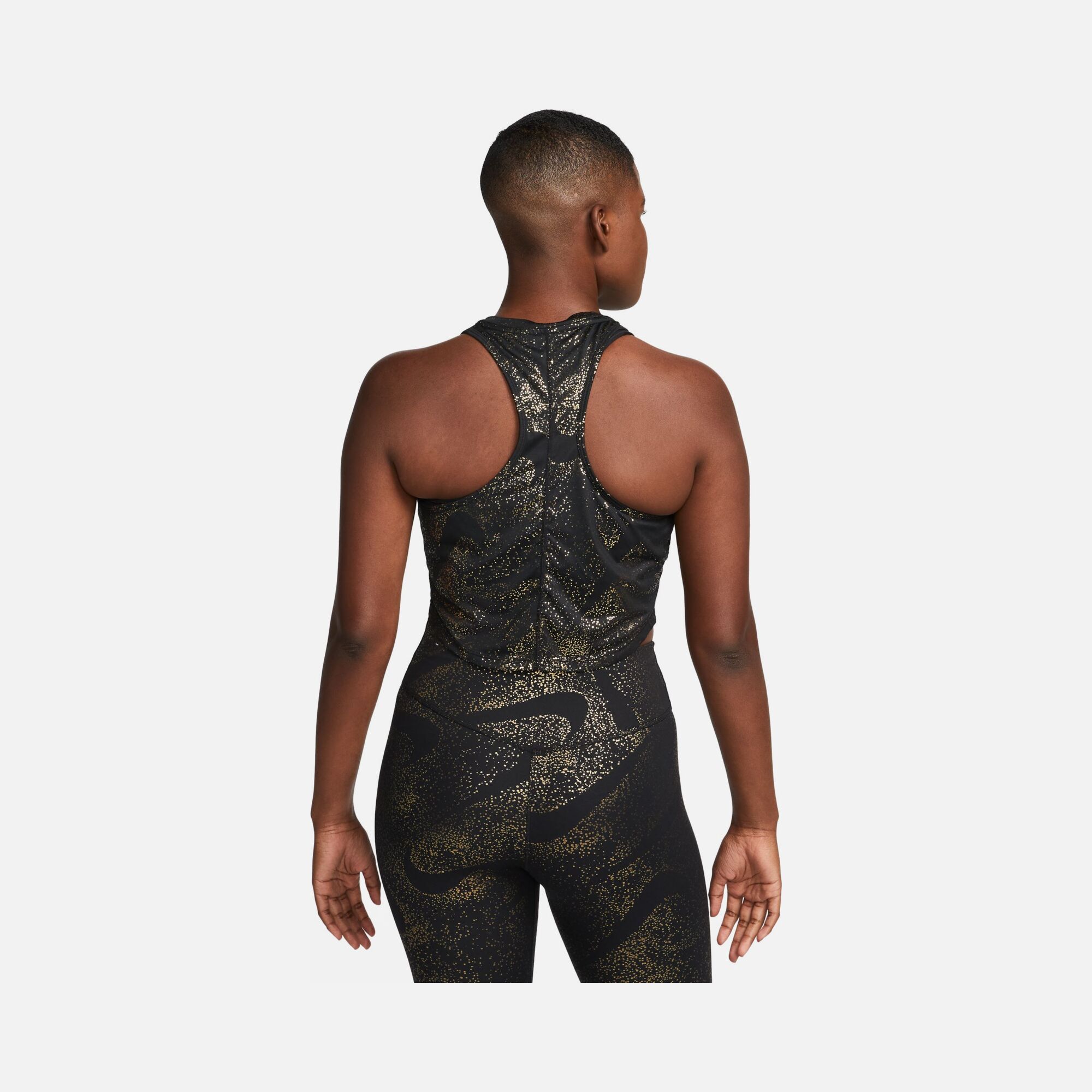 Nike Dri-Fit One Sparkle Swoosh Graphics Training Kadın Atlet