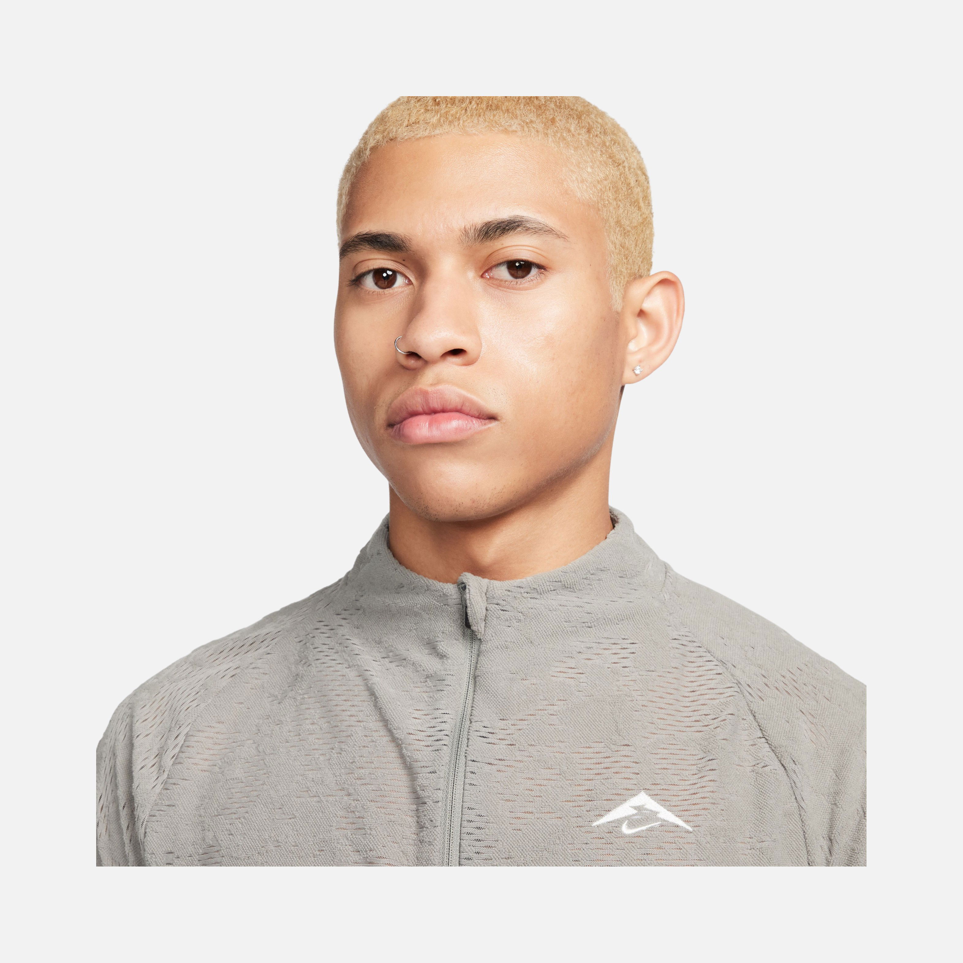 Nike Trail Dri-Fit 1/2-Zip Running Long-Sleeve Erkek Tişört