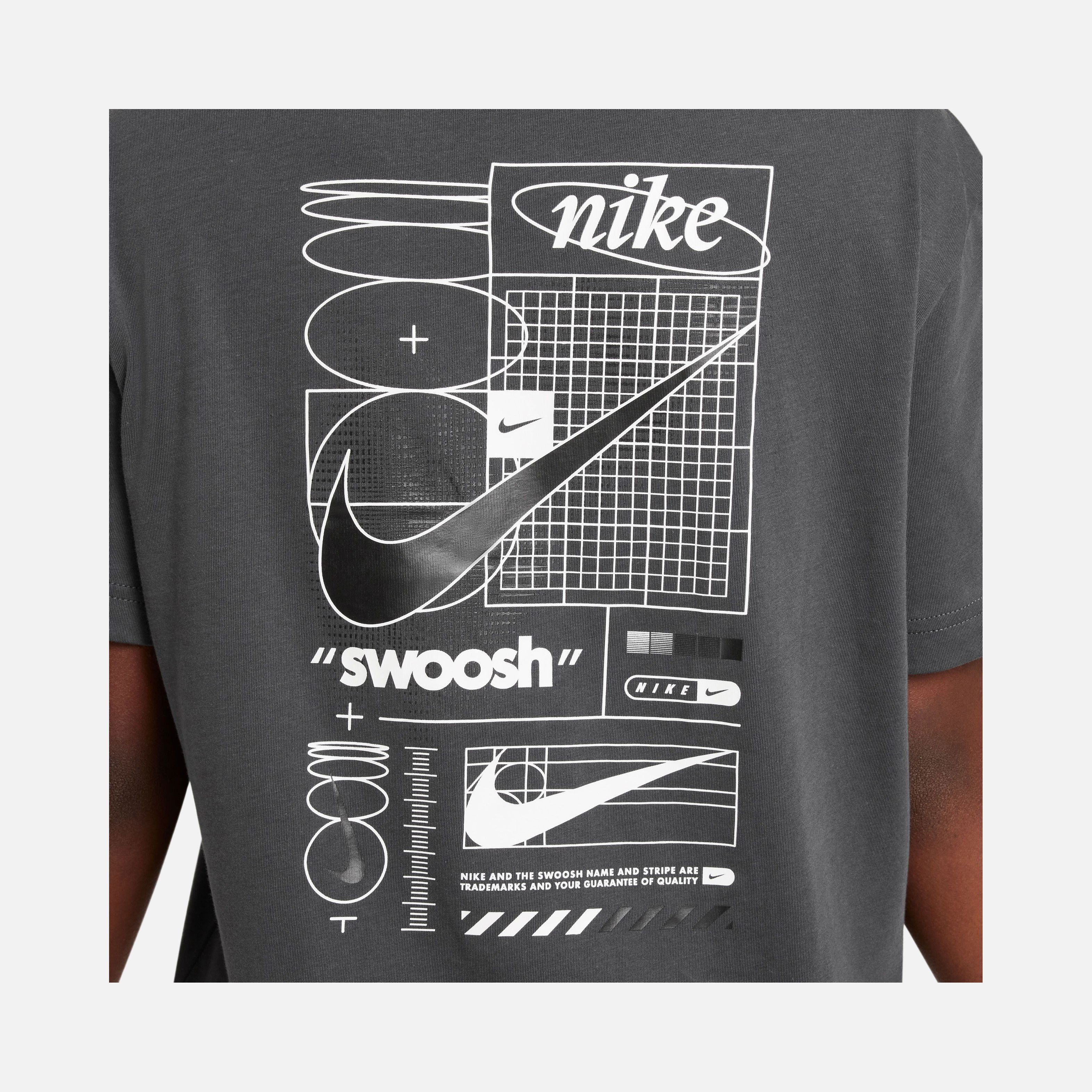 Nike Sportswear Swoosh Graphic Boyfriend Short-Sleeve (Girls') Çocuk Tişört