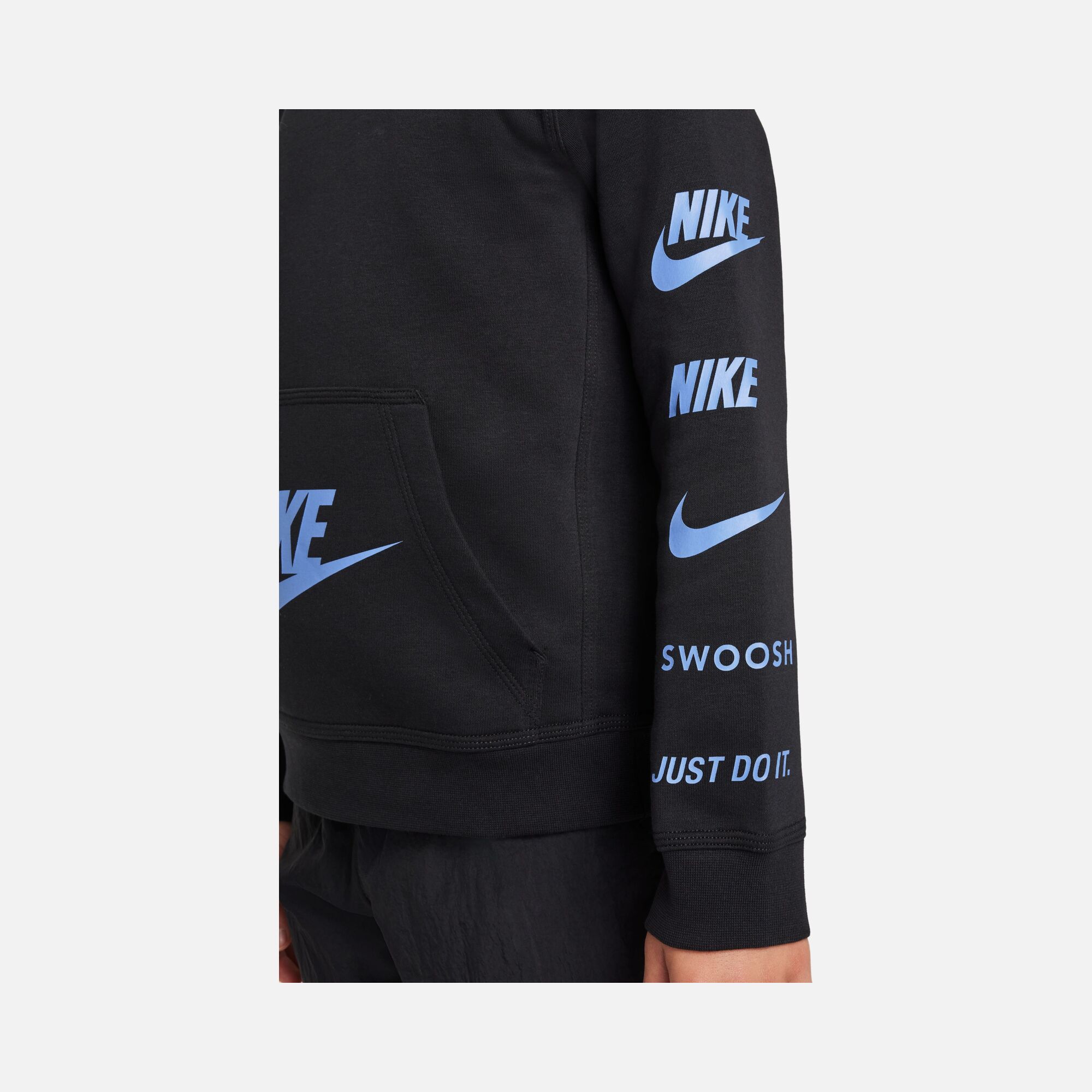 Nike Sportswear Standard Issue ''Multi Logo Graphic'' Pullover Hoodie (Boys') Çocuk Sweatshirt