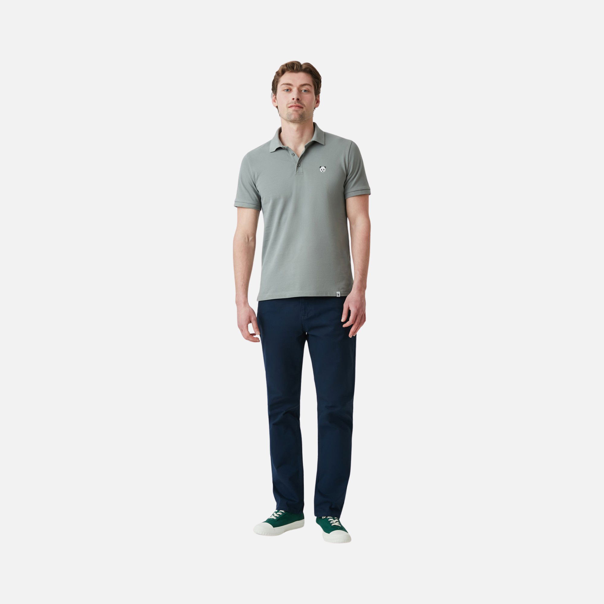 WWF Sportswear Mercan Chino Embroidered  Regular-Fit Erkek Pantolon