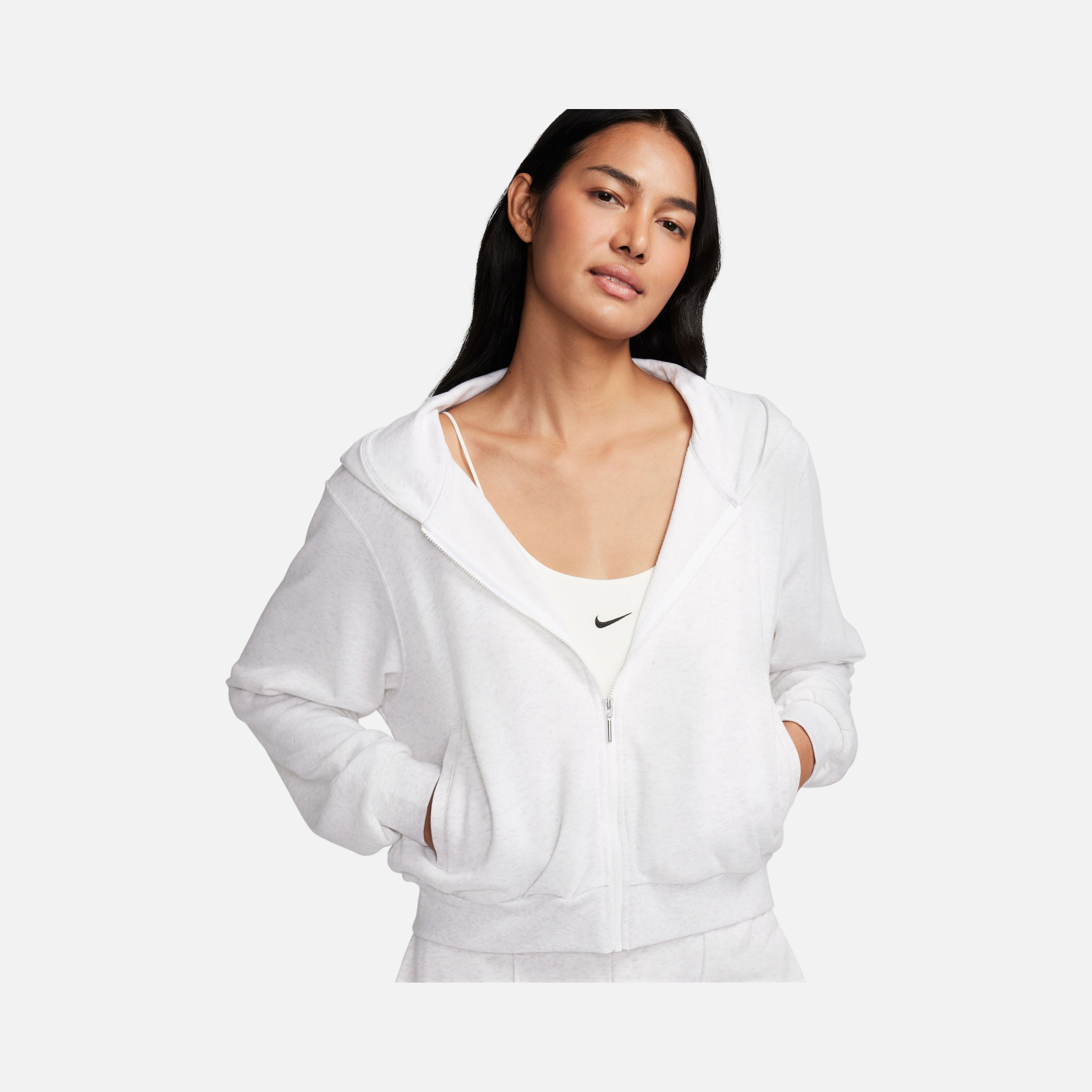 Nike Sportswear Phoenix Fleece Chill French Terry Loose Full-Zip Hoodie Kadın Sweatshirt