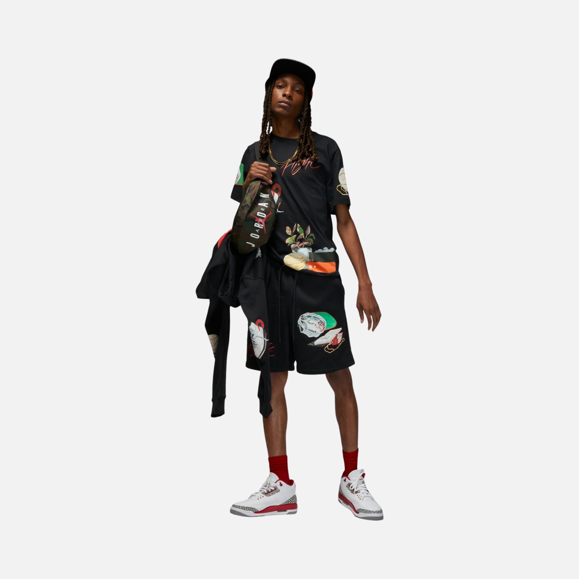Nike Jordan Flight Artist Graphics Short-Sleeve Erkek Tişört