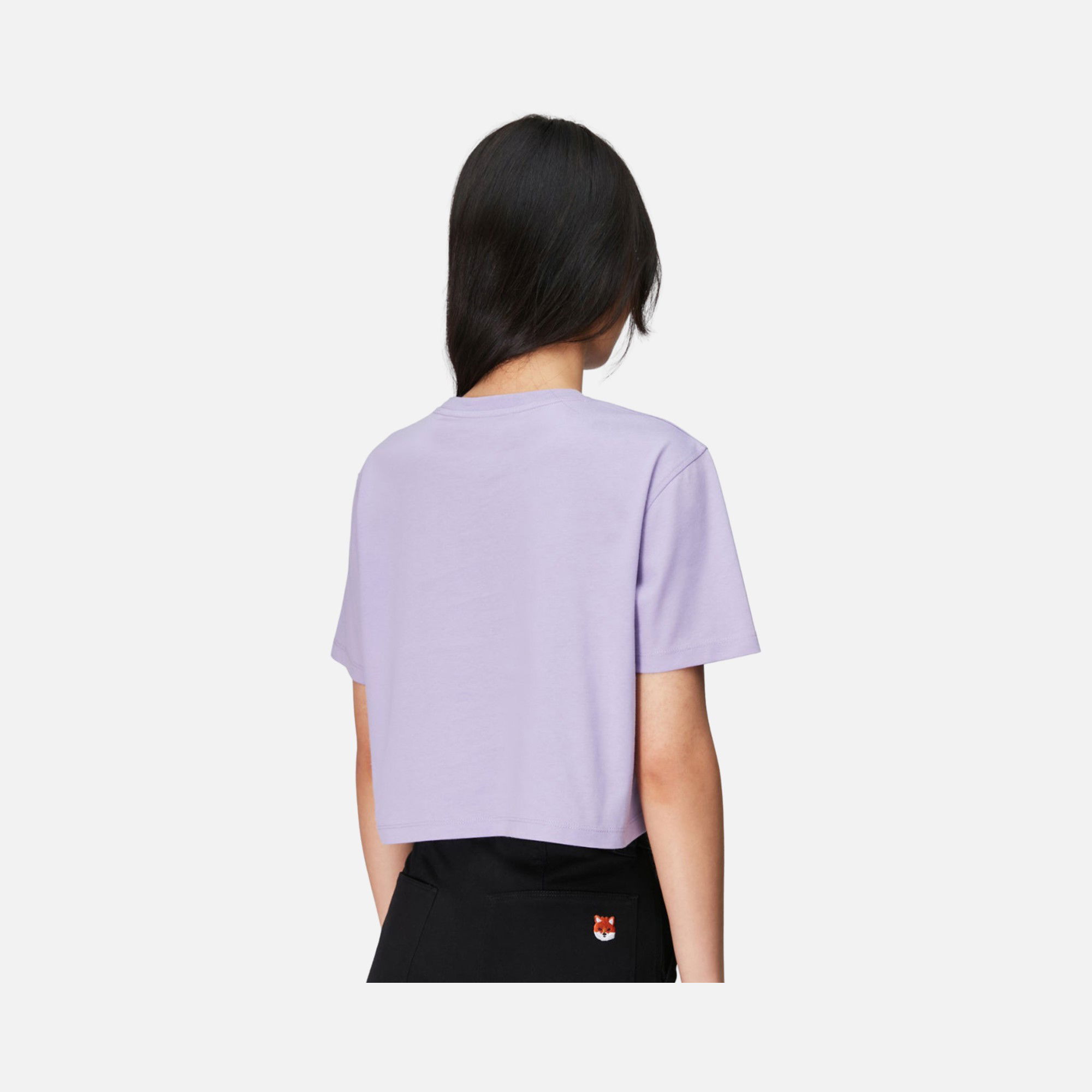 WWF Sportswear Giant Panda Embroidered Cropped Short-Sleeve Kadın Tişört
