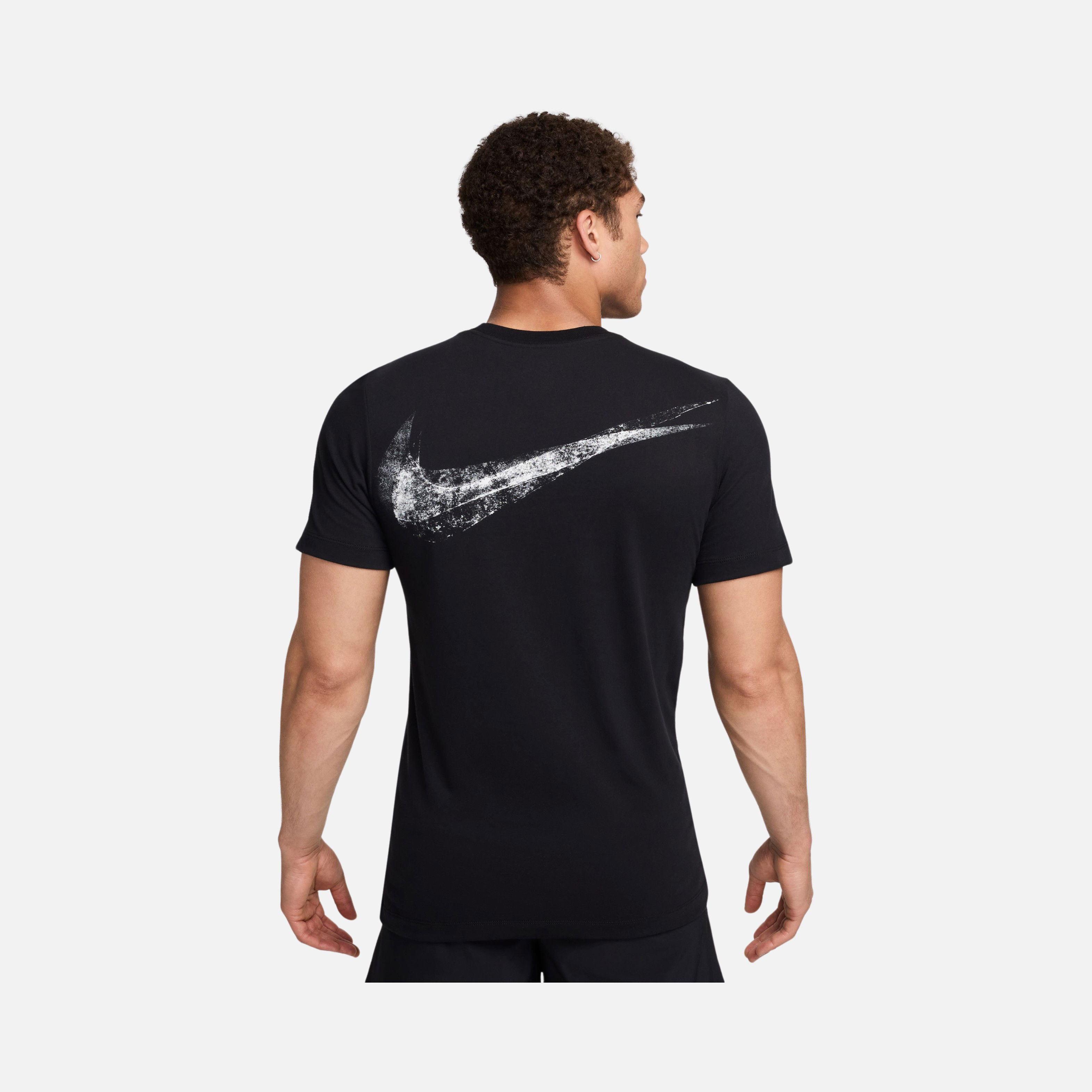 Nike Dri-Fit Swoosh 2 Graphic Fitness Training Short-Sleeve Erkek Tişört