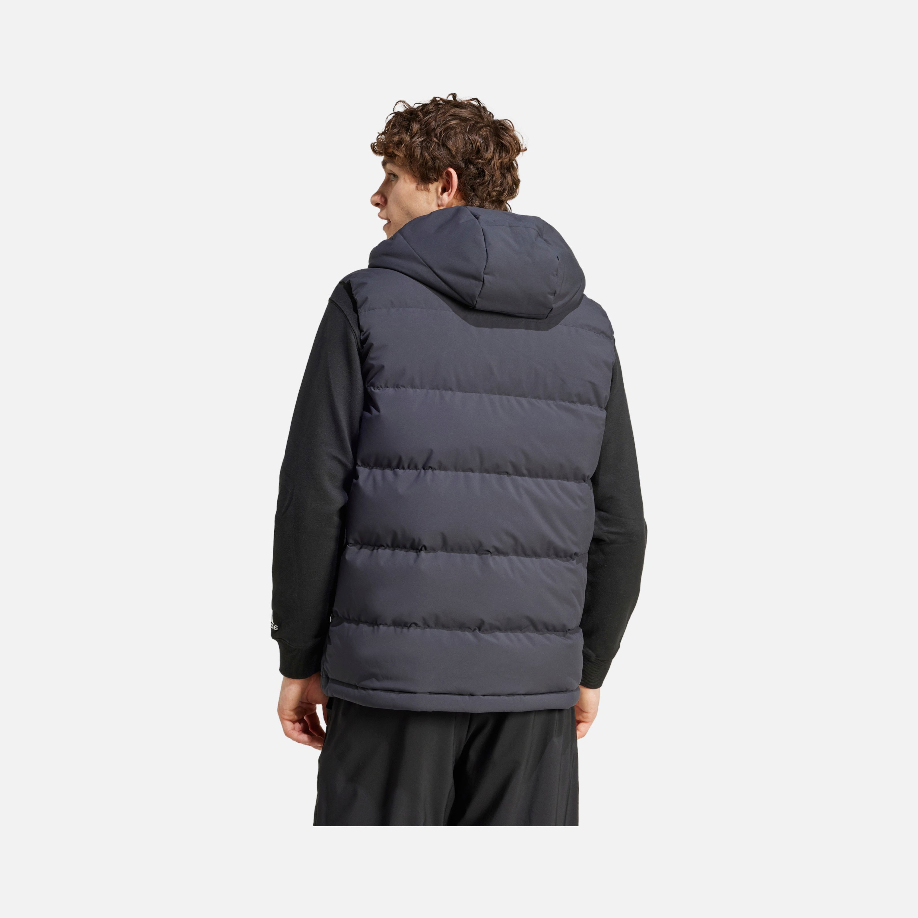 adidas Sportswear Helionic Down Full-Zip Hoodie Erkek Yelek