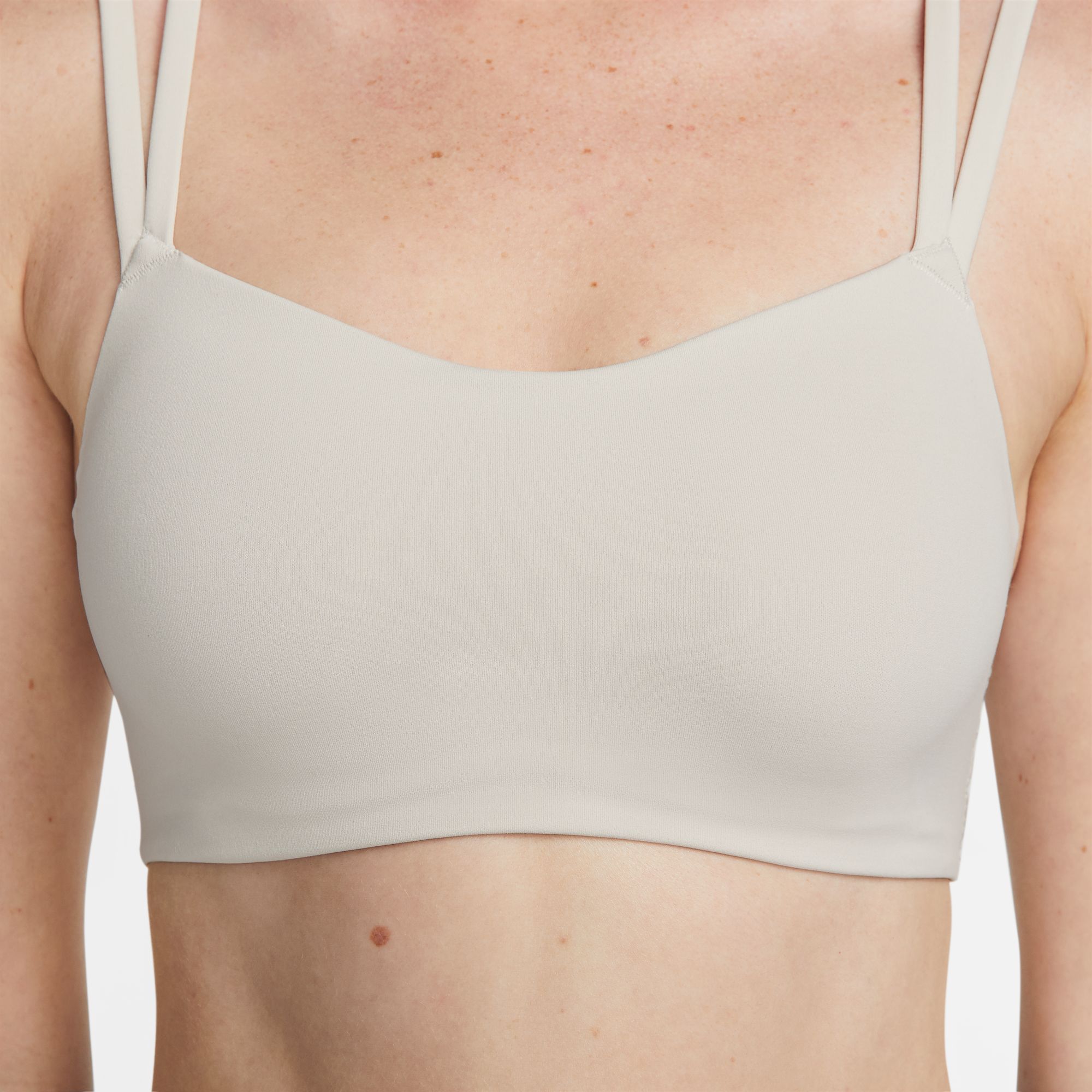 Nike Dri-Fit Alate Trace Light-Support Padded Strappy Training Kadın Bra
