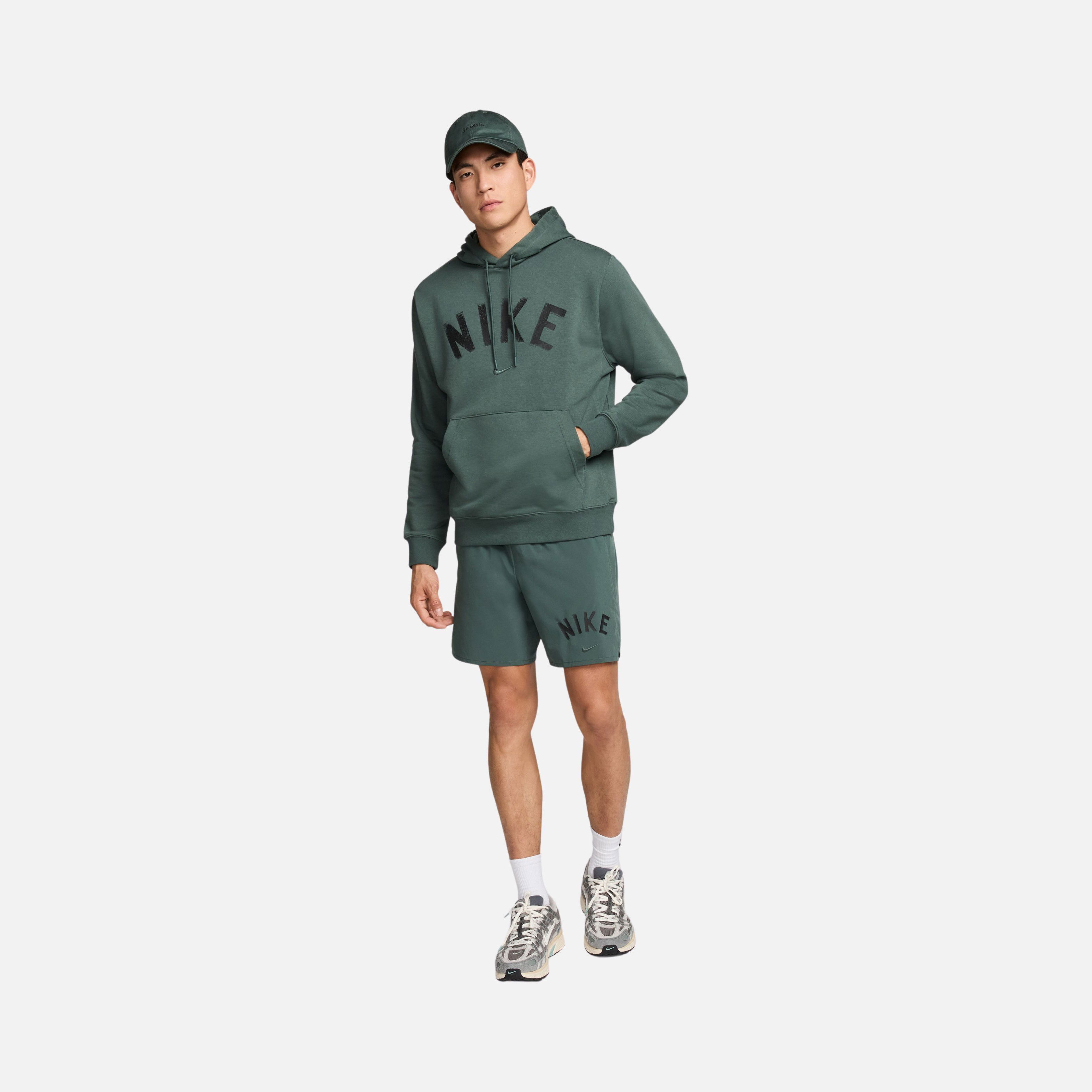 Nike Dri-Fit Swoosh Fleece French Terry Pullover Fitness Training Hoodie Erkek Sweatshirt