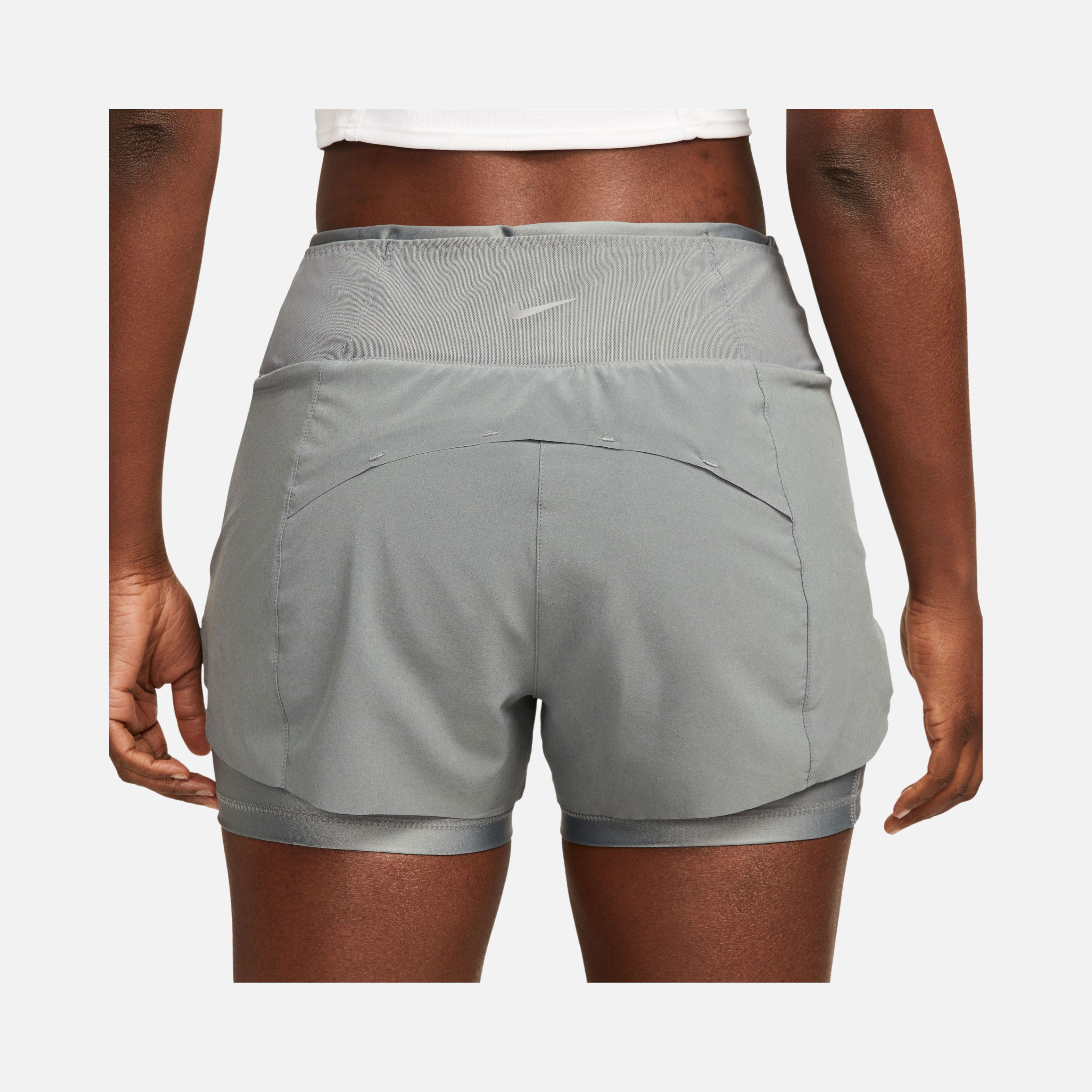 Nike Dri-Fit Swift Mid-Rise 8cm (approx.) 2-in-1 Running Kadın Şort