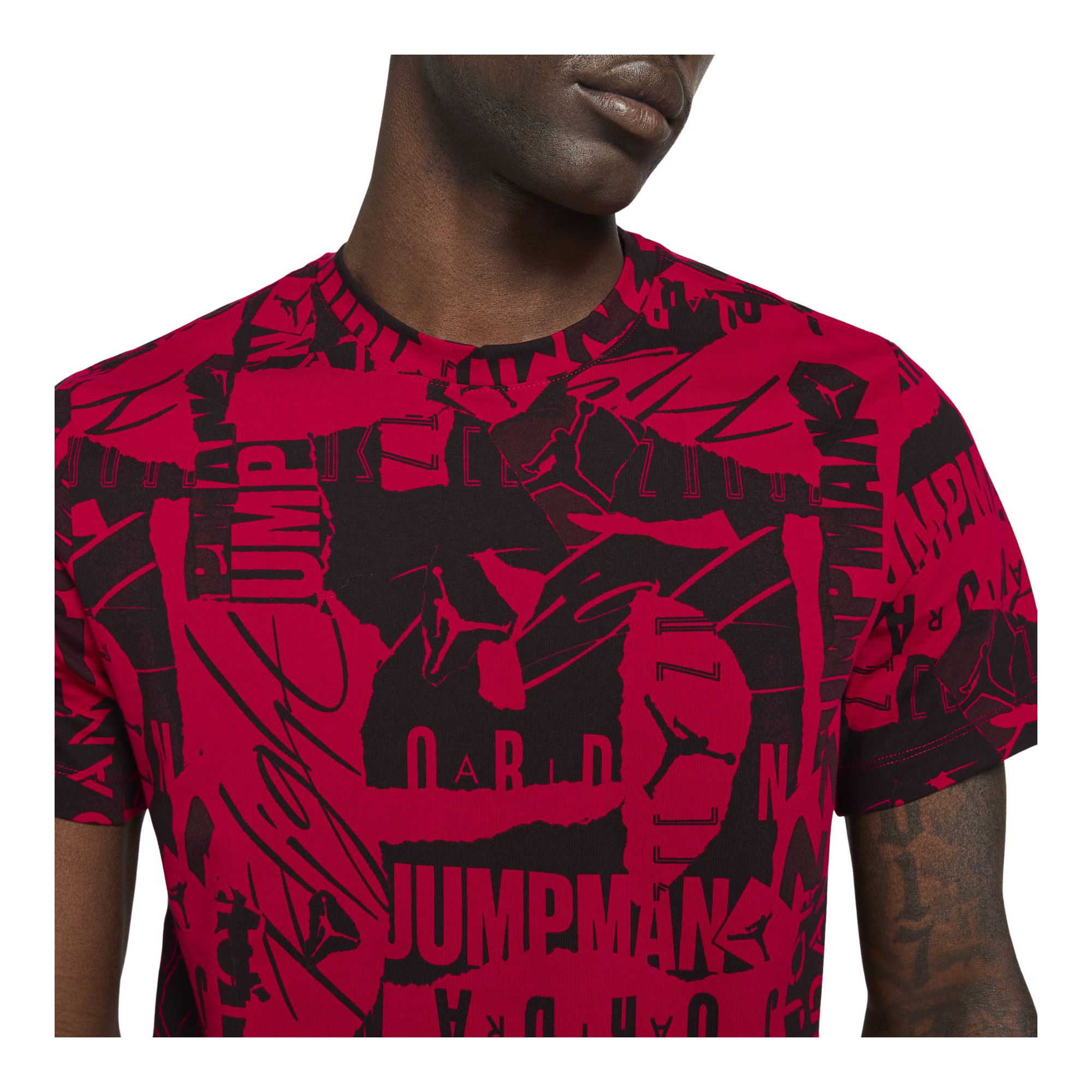 Nike Jordan Jumpman Flight All-Over Printed Short-Sleeve Erkek Tişört