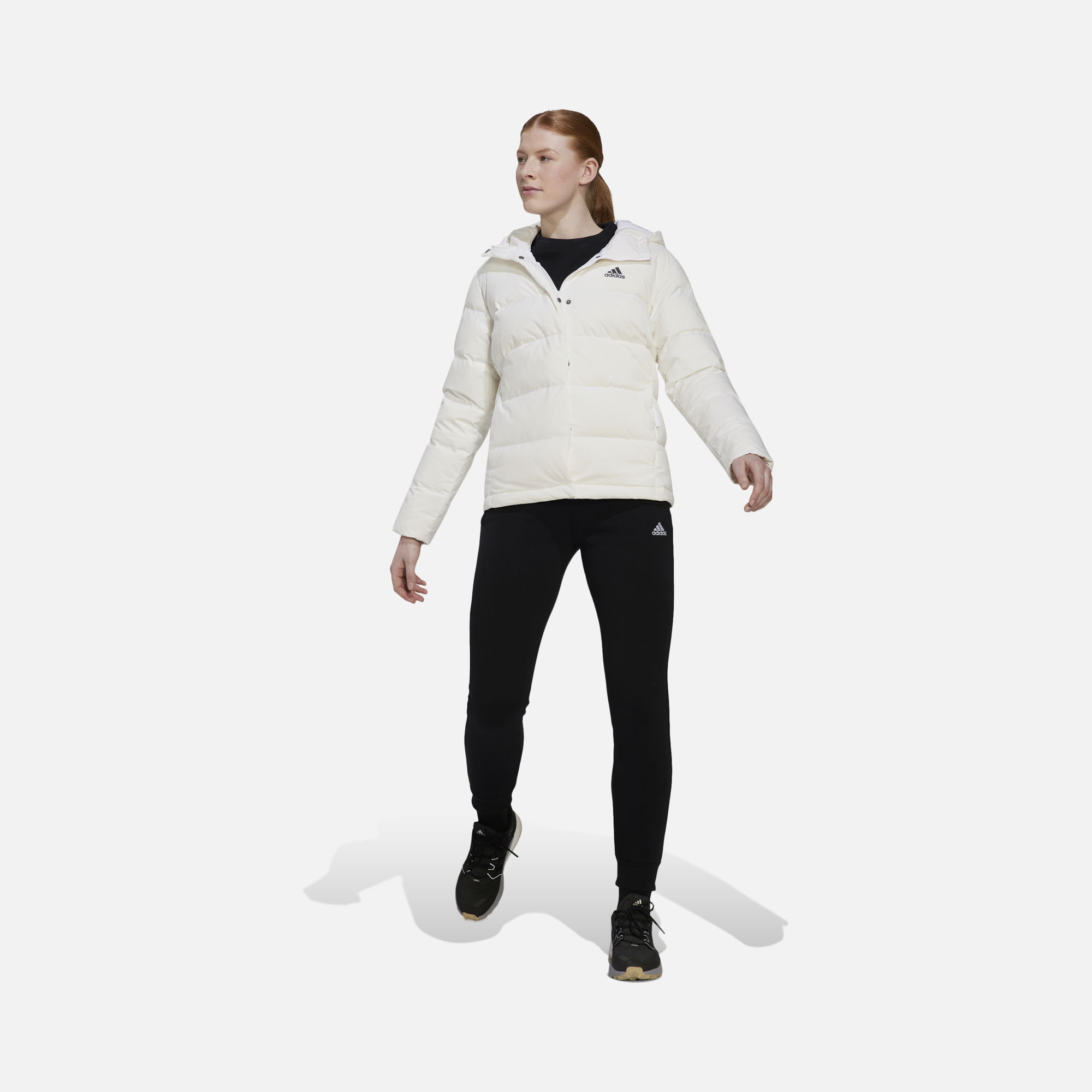 adidas Sportswear Helionic 600 Filled Bird Feathers Full-Zip Hoodie Kadın Mont
