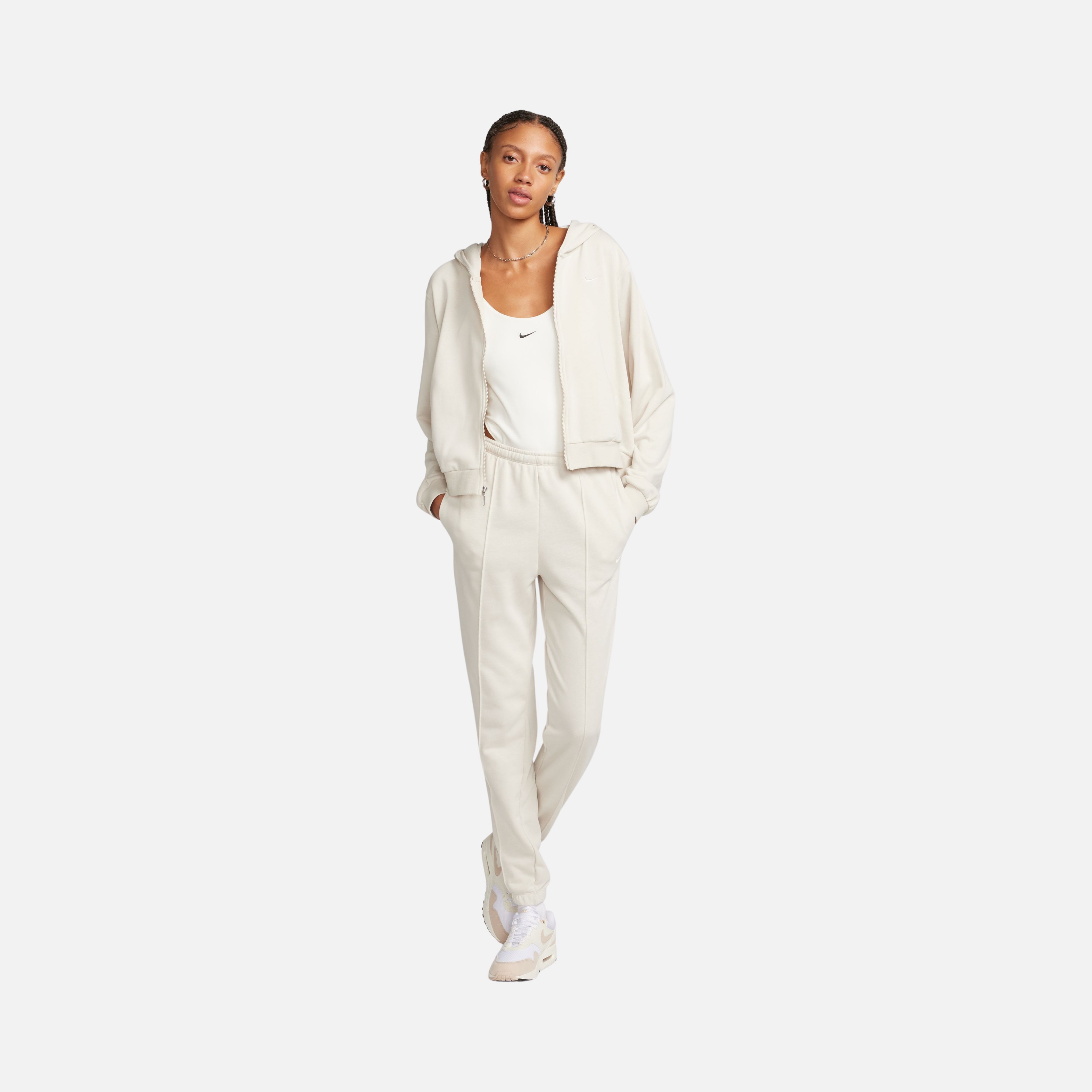 Nike Sportswear Phoenix Fleece Chill French Terry Loose Full-Zip Hoodie Kadın Sweatshirt