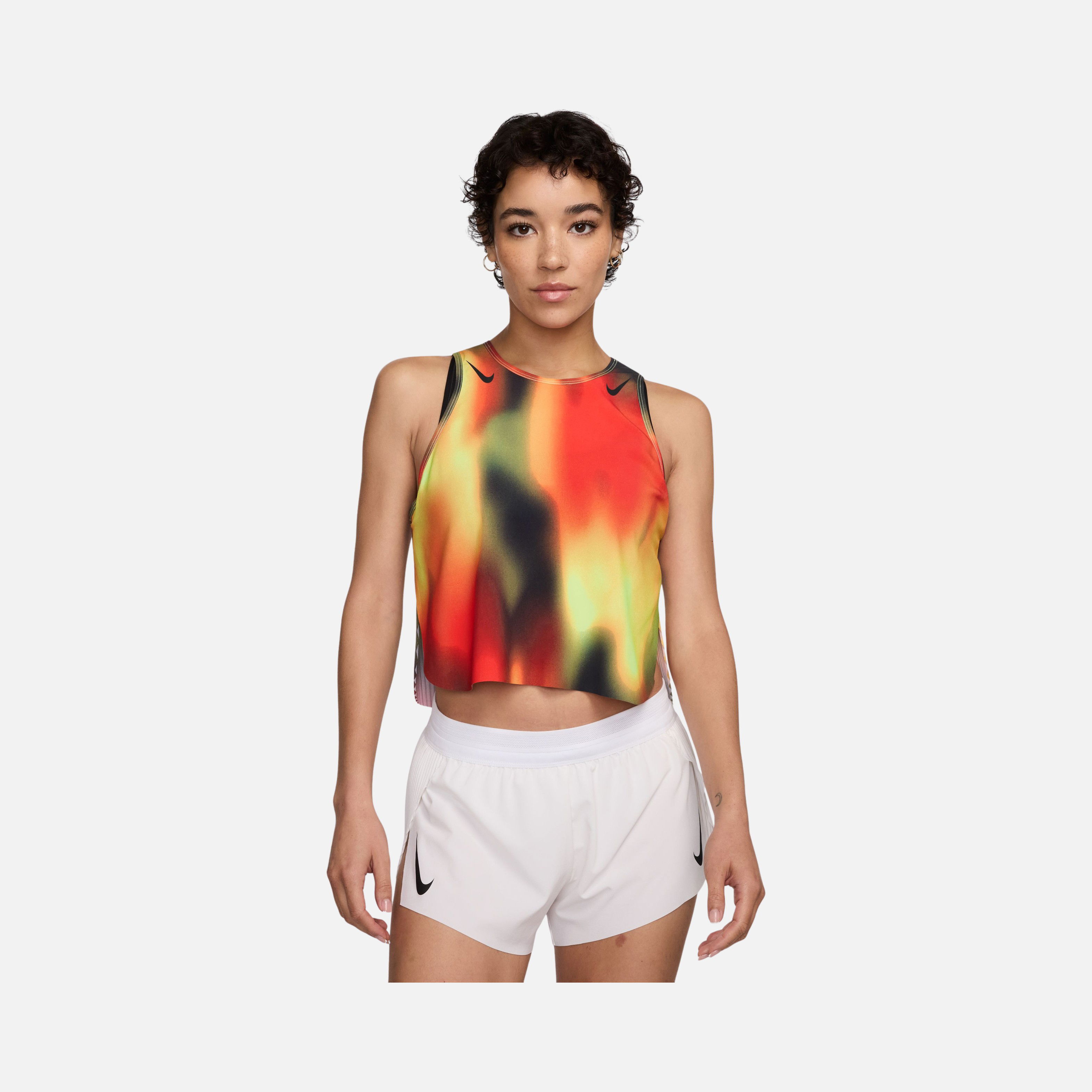Nike Dfadv Arswt Aop Crop Tank Kadın Atlet