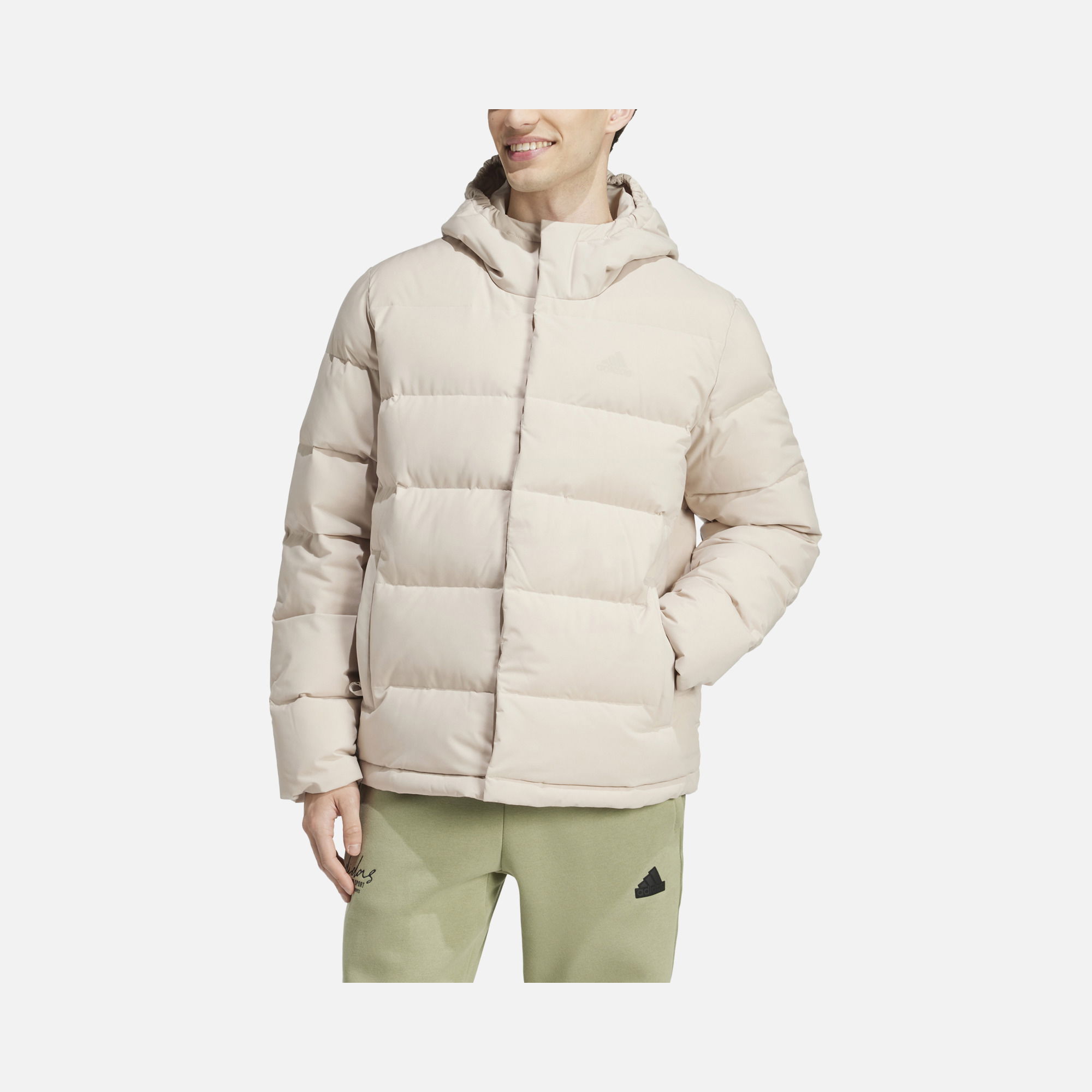adidas Sportswear Helionic 600 Down Full-Zip Hoodie Erkek Mont