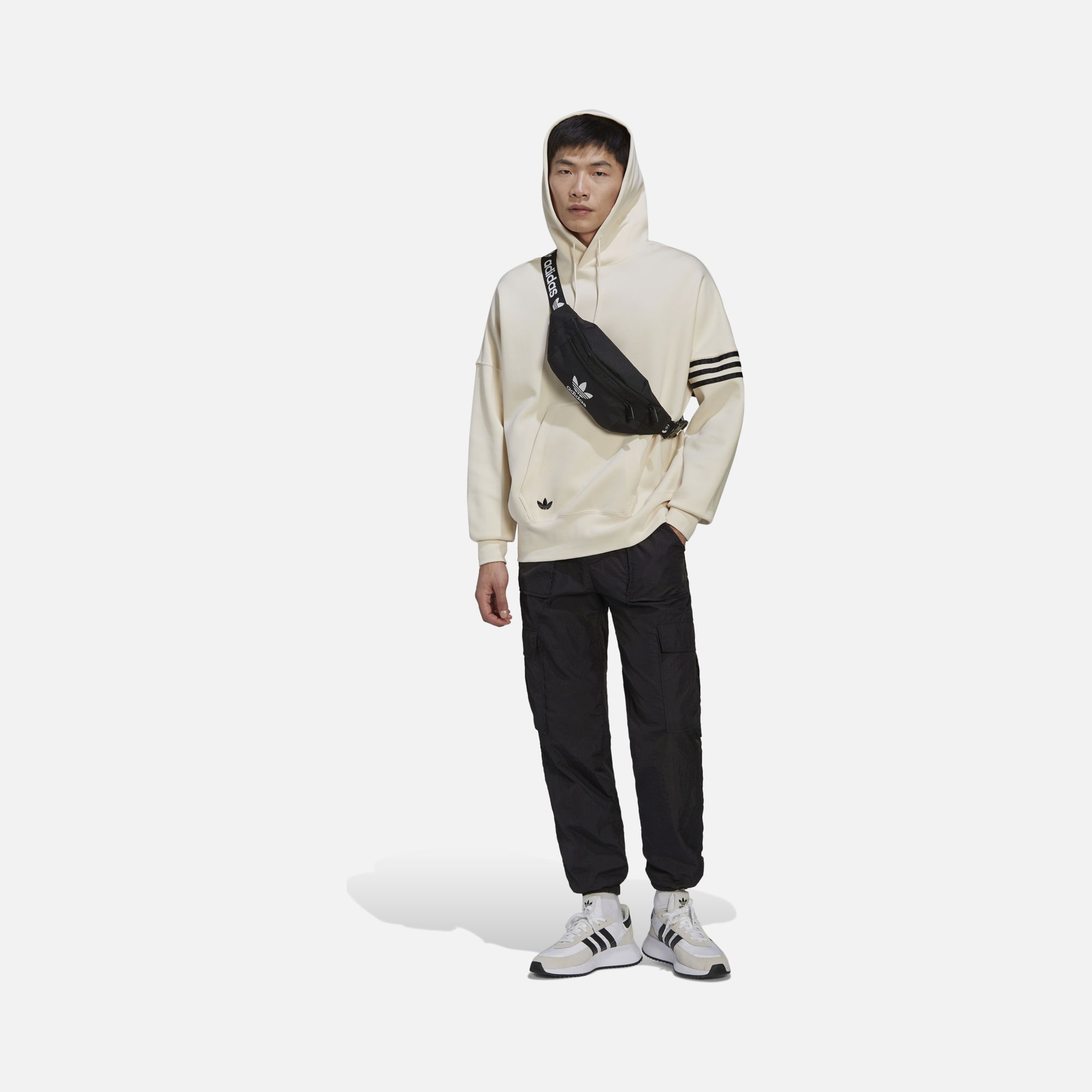 adidas Sportswear Adicolor Neuclassics 3-Stripes Hoodie Erkek Sweatshırt