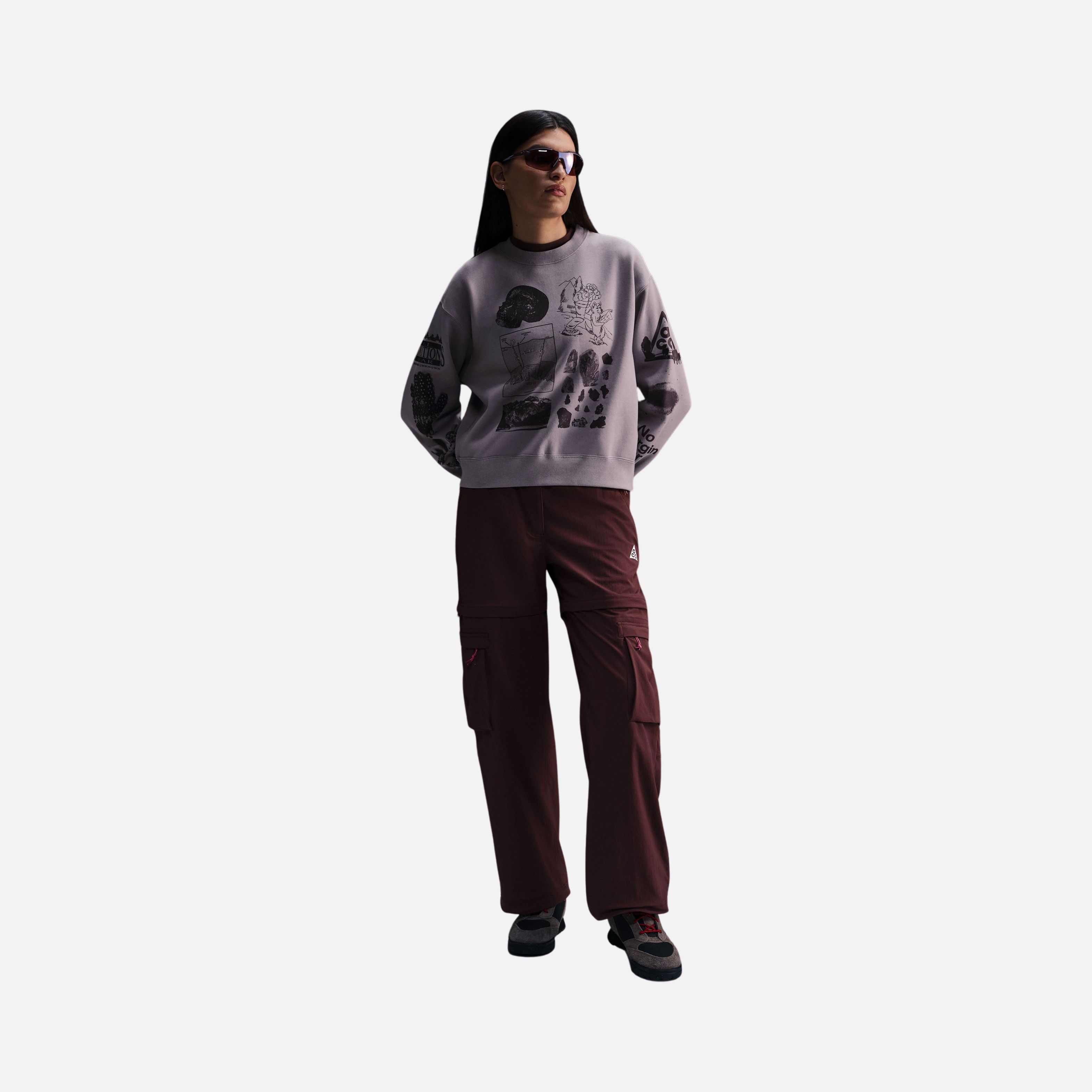 Nike Sportswear ACG "Tuff Fleece" Therma-Fit Repel Crew Kadın Sweatshirt