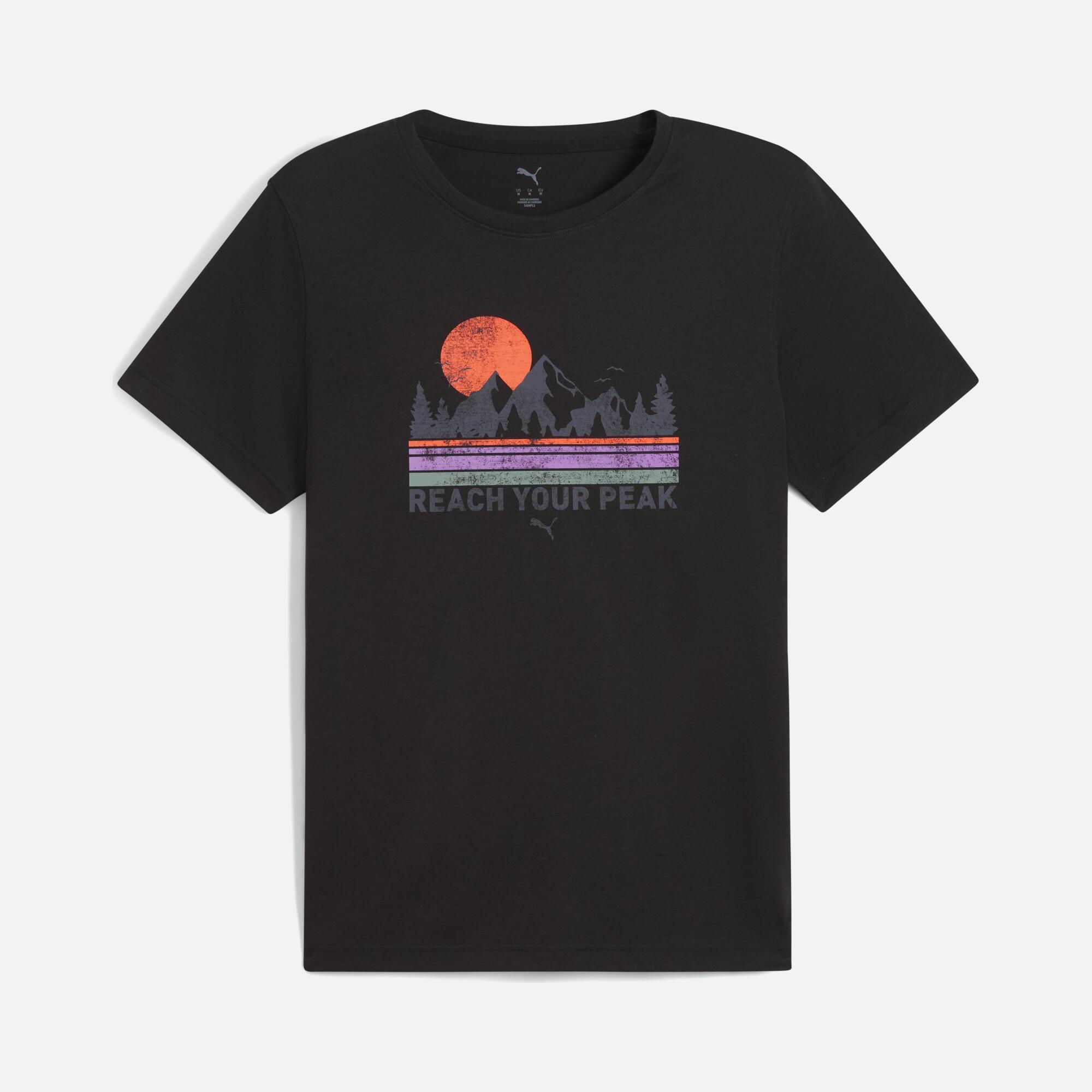 Puma DryCELL Graphics Regular-Fit Trail Running Short-Sleeve Erkek Tişört