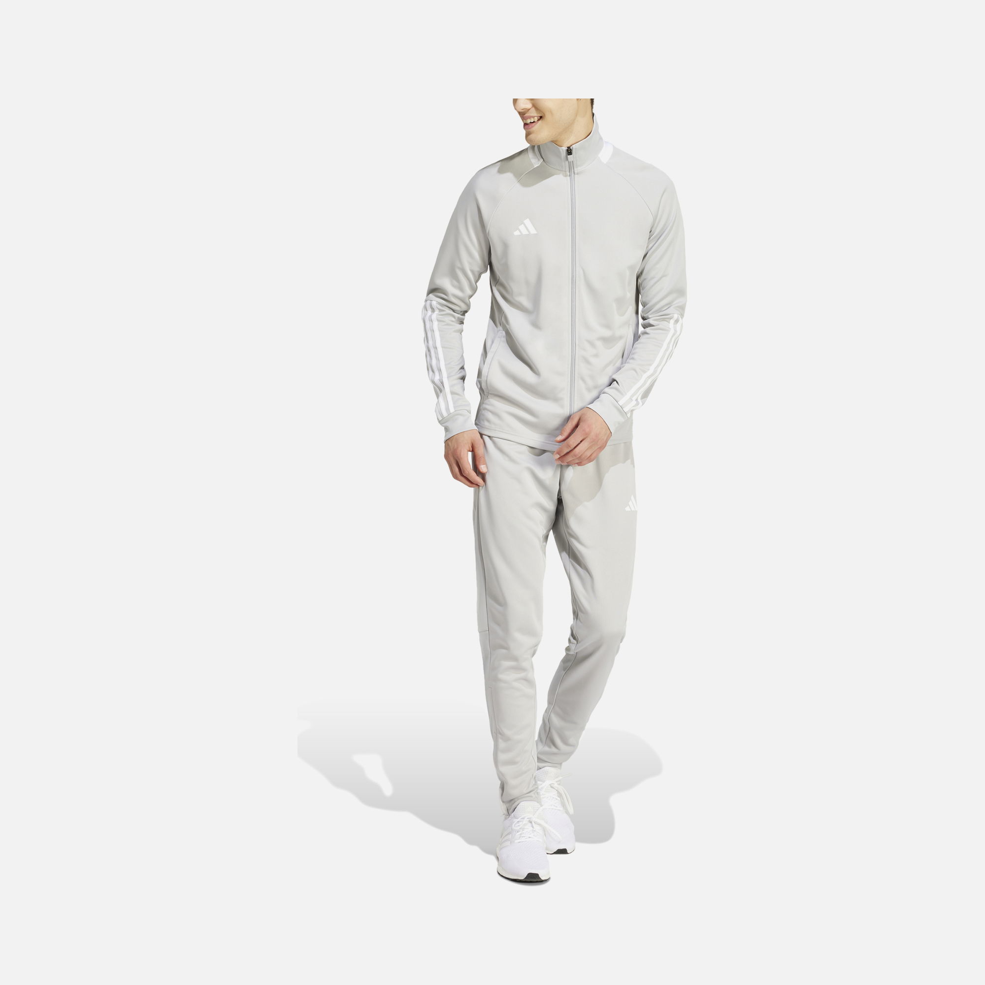 adidas Aeroready Sereno Conjunto Deportivo 3-Stripes Full-Zip  Zippered Leg Erkek Eşofman Takımı