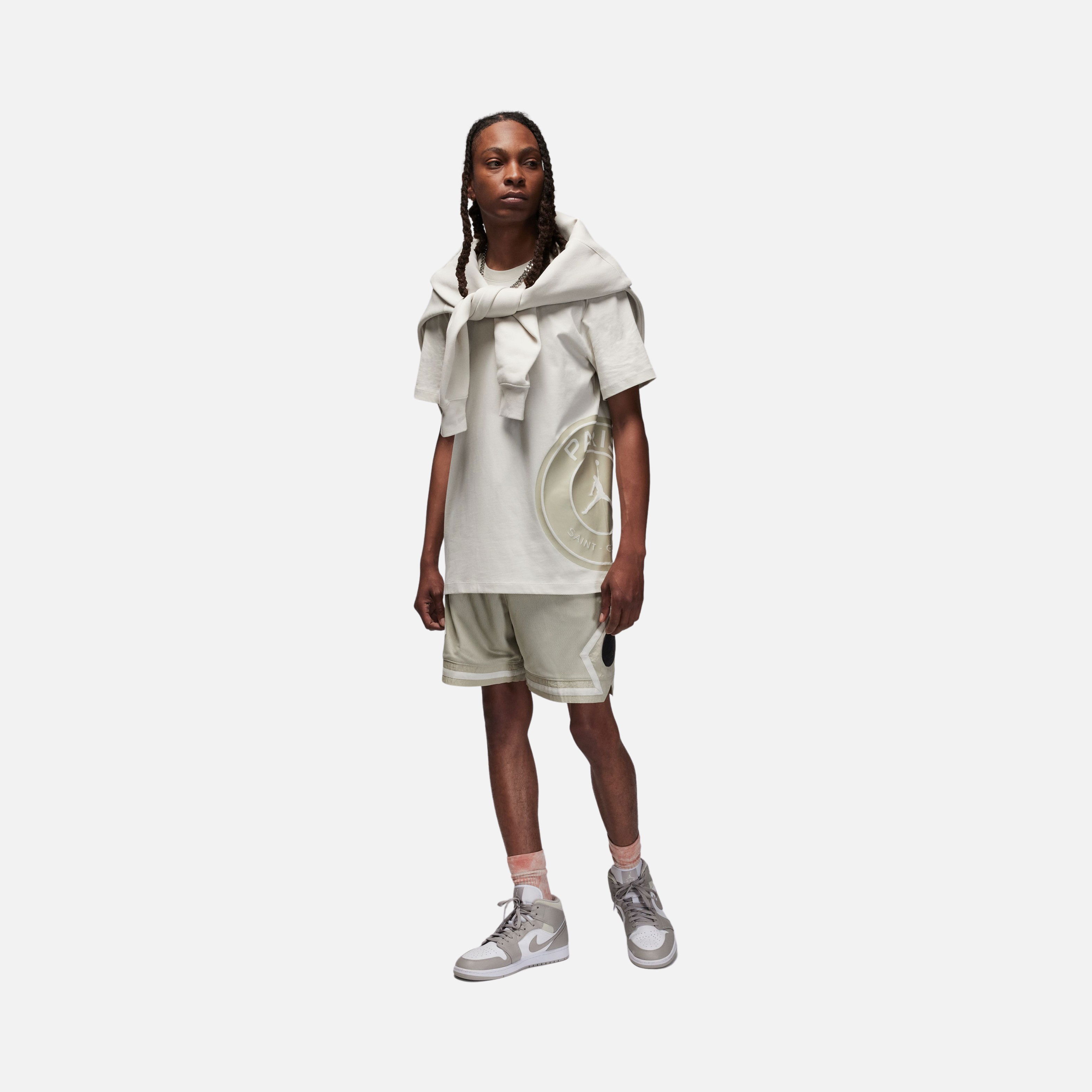 Nike Jordan Paris Saint-Germain Logo Short-Sleeve Erkek Tişört