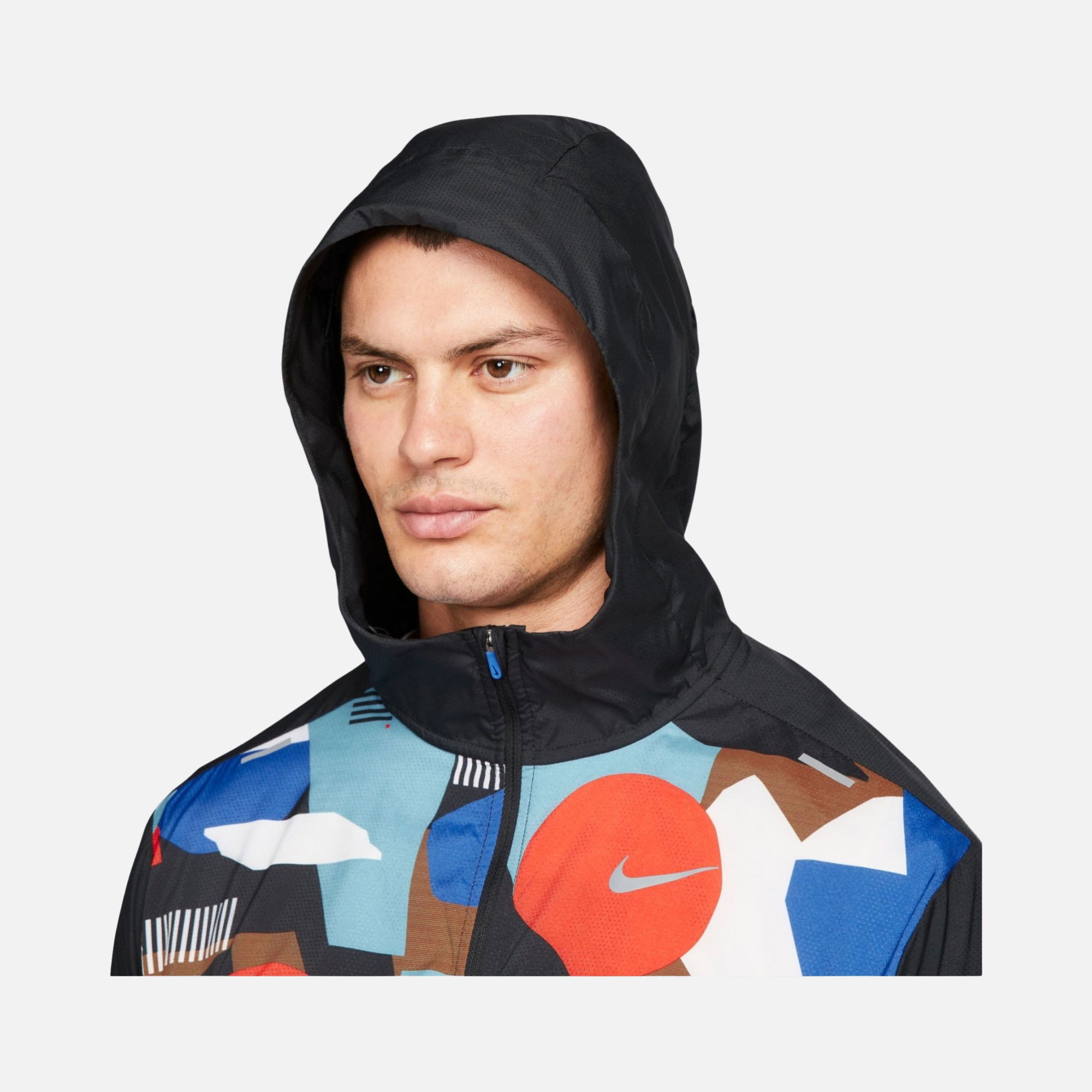 Nike Repel A.I.R. Hola Lou Windrunner Running Full-Zip Hoodie Erkek Ceket